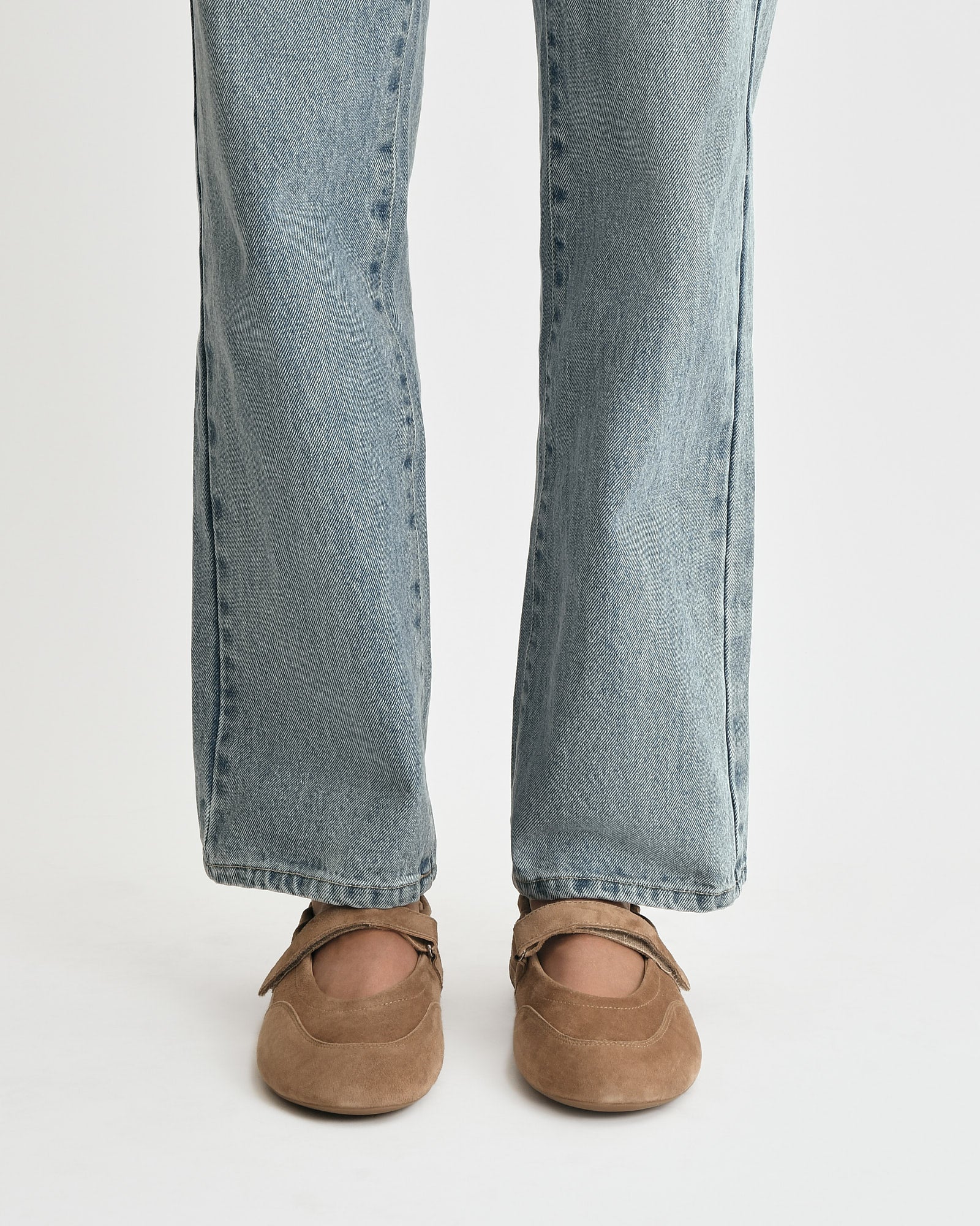 CHEVY CASUAL FLATS LATTE SUEDE image