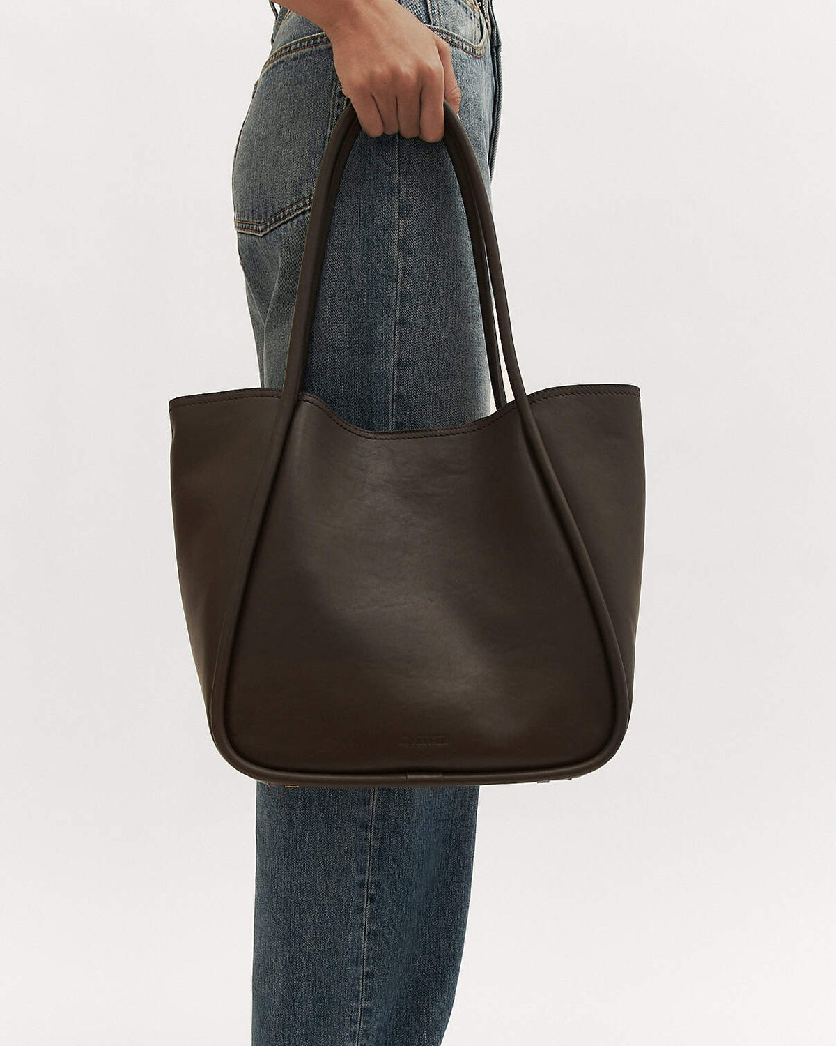 CILLIAN TOTE BAG BITTER CHOC LEATHER
