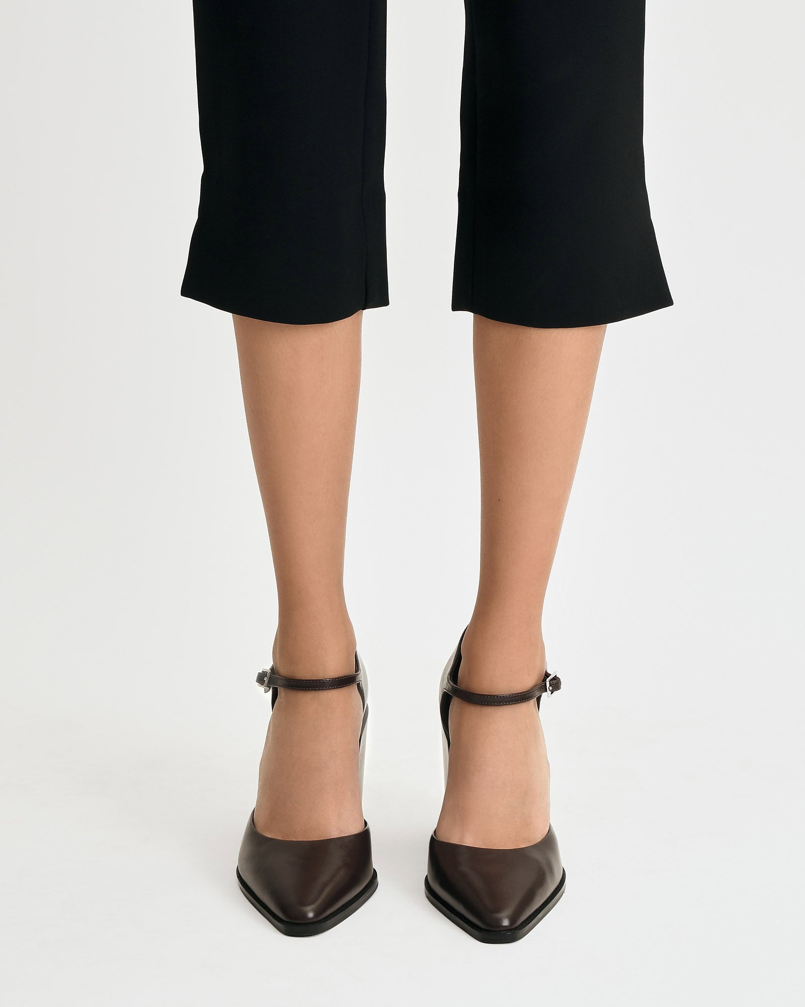 COOPER HIGH HEELS MERLOT LEATHER image