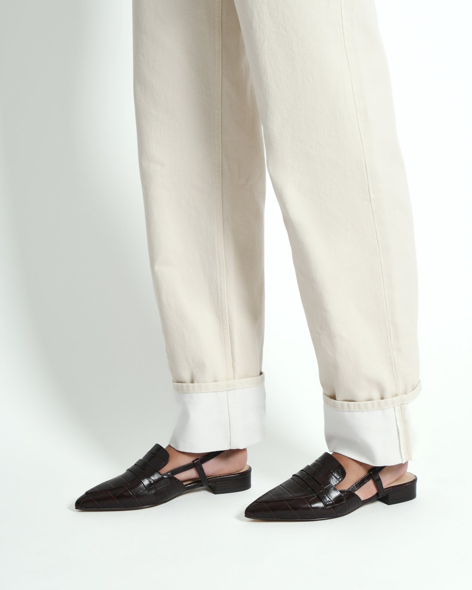 ELOISE DRESS FLATS CHOCOLATE CROC image