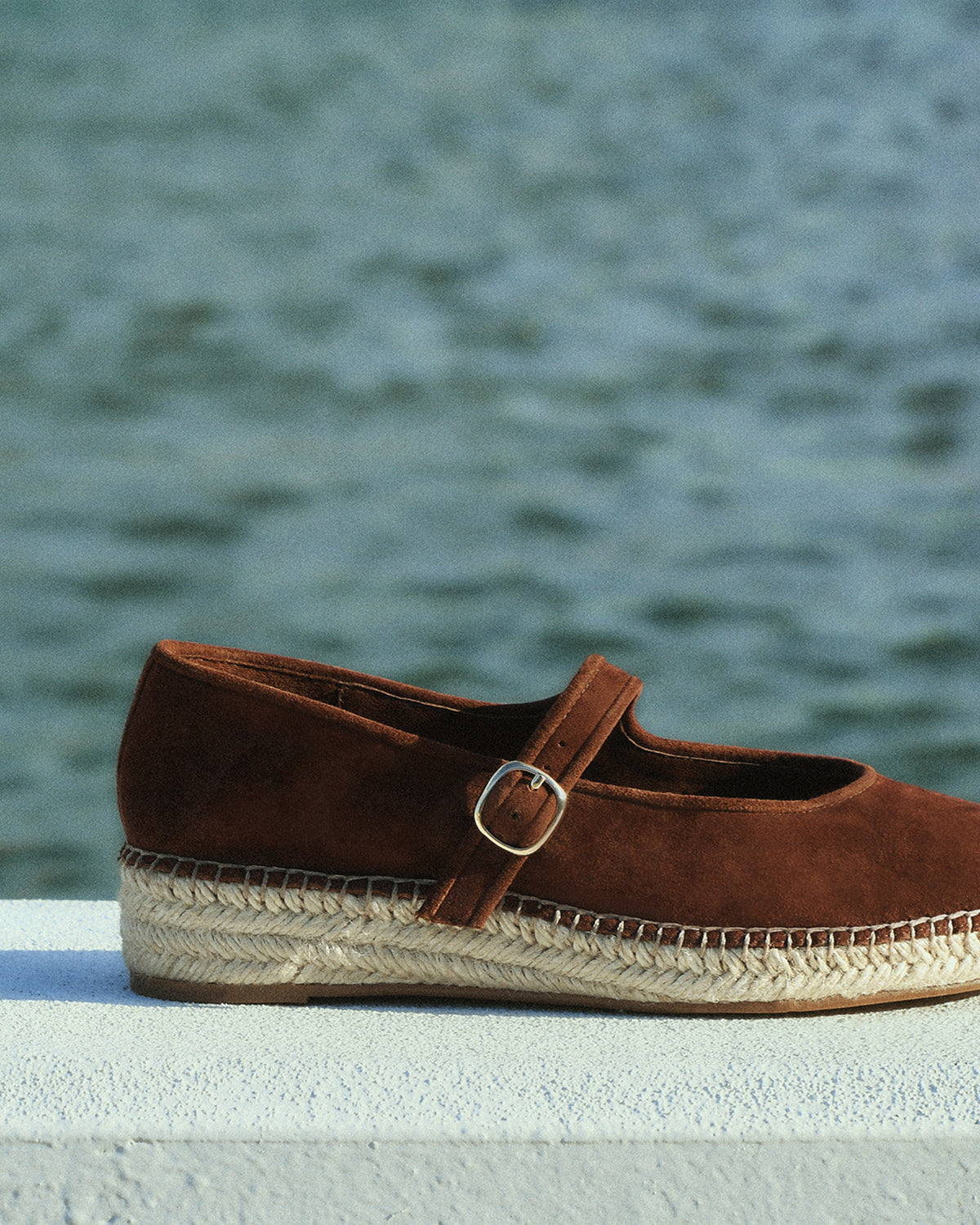 ELSIE FLAT ESPADRILLES RUSSET SUEDE