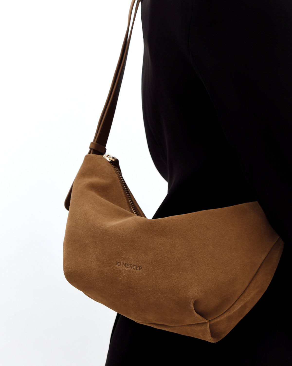 FLEET CROSSBODY BAG BISCUIT SUEDE