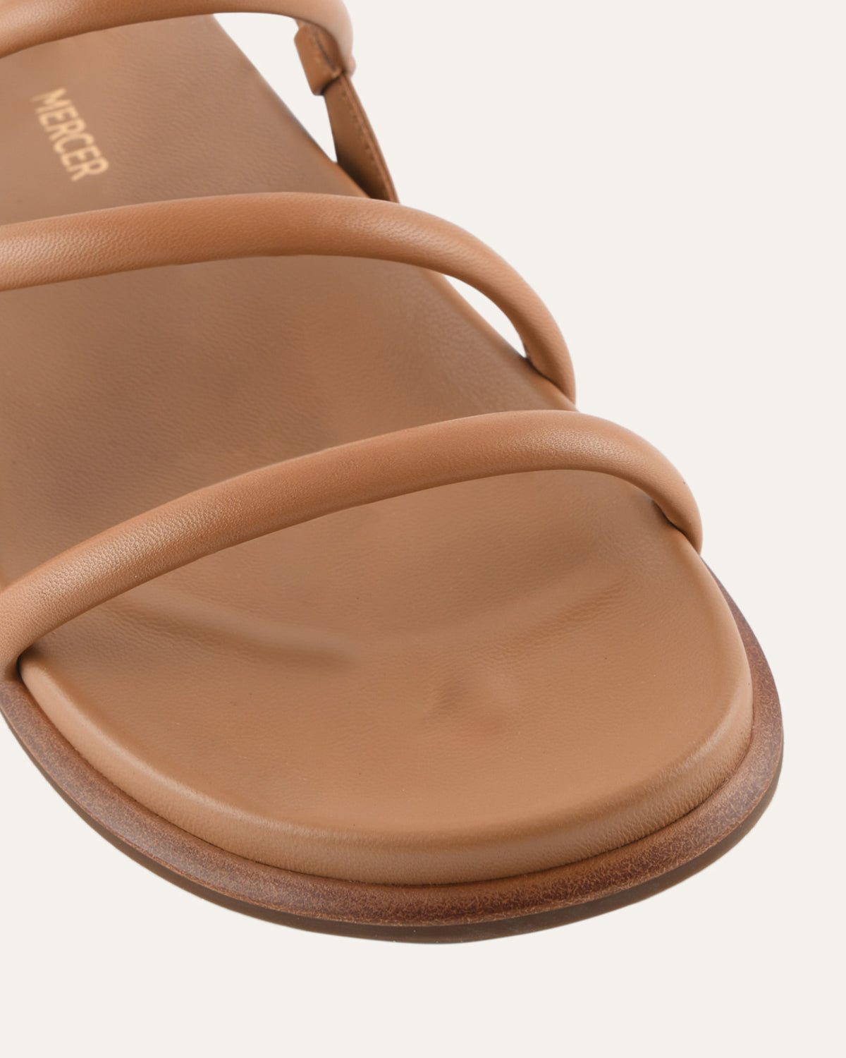 HALO FLAT SANDALS TUSCAN TAN LEATHER