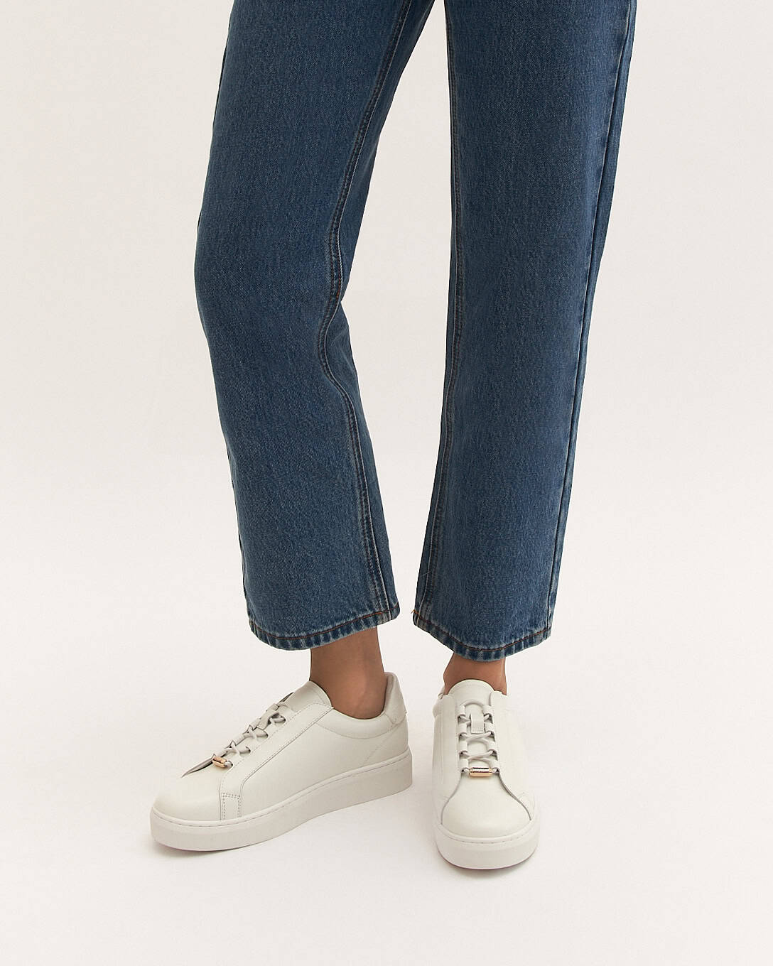 HAWKE SNEAKERS WHITE LEATHER