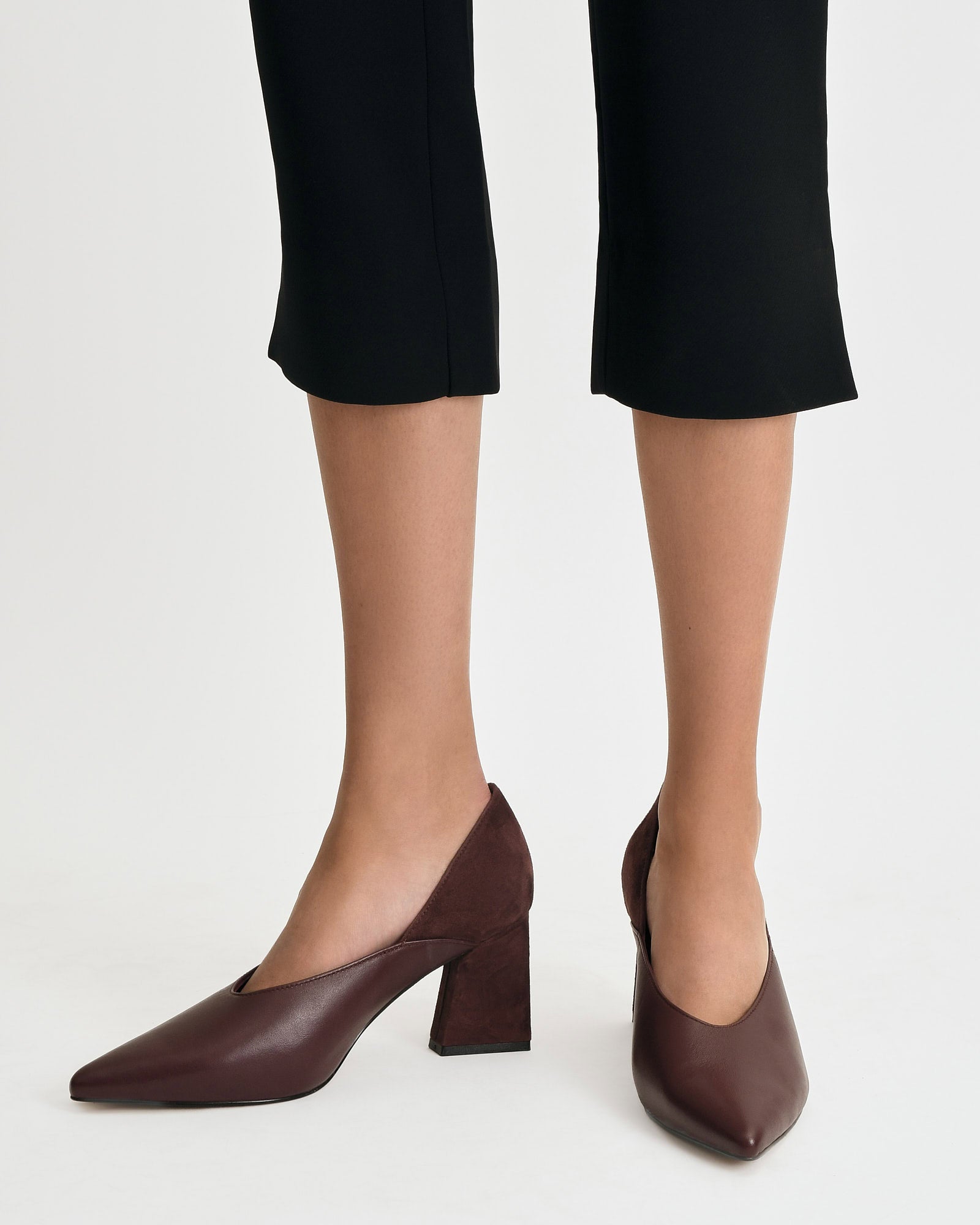 HUGO MID HEELS MERLOT MULTI image