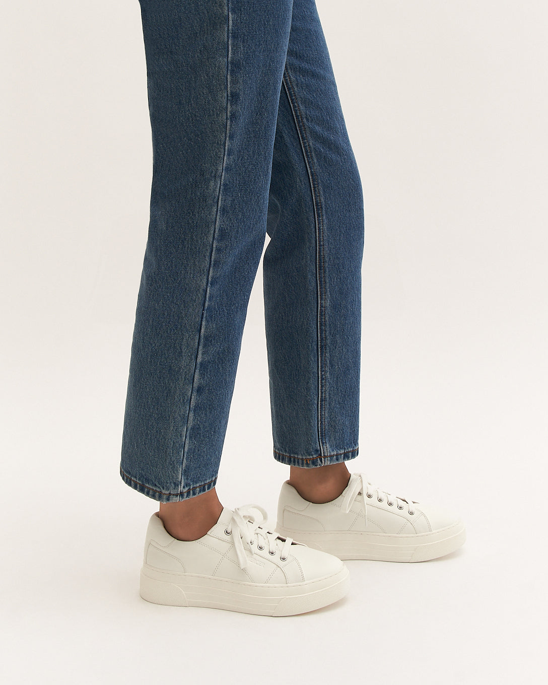 TRINNY SNEAKERS WHITE LEATHER