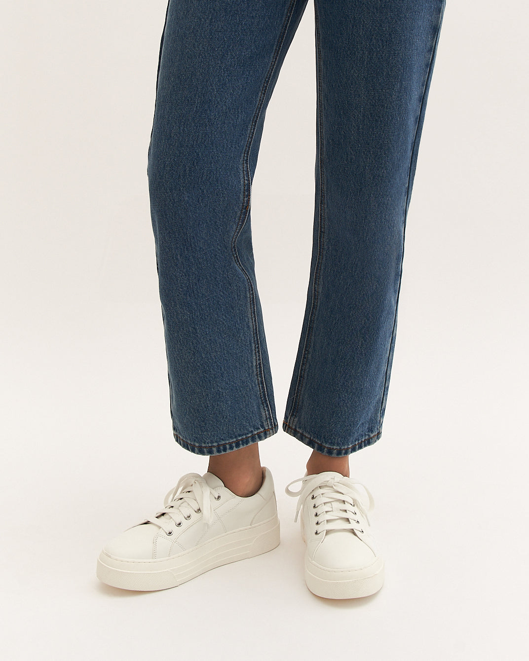 TRINNY SNEAKERS WHITE LEATHER
