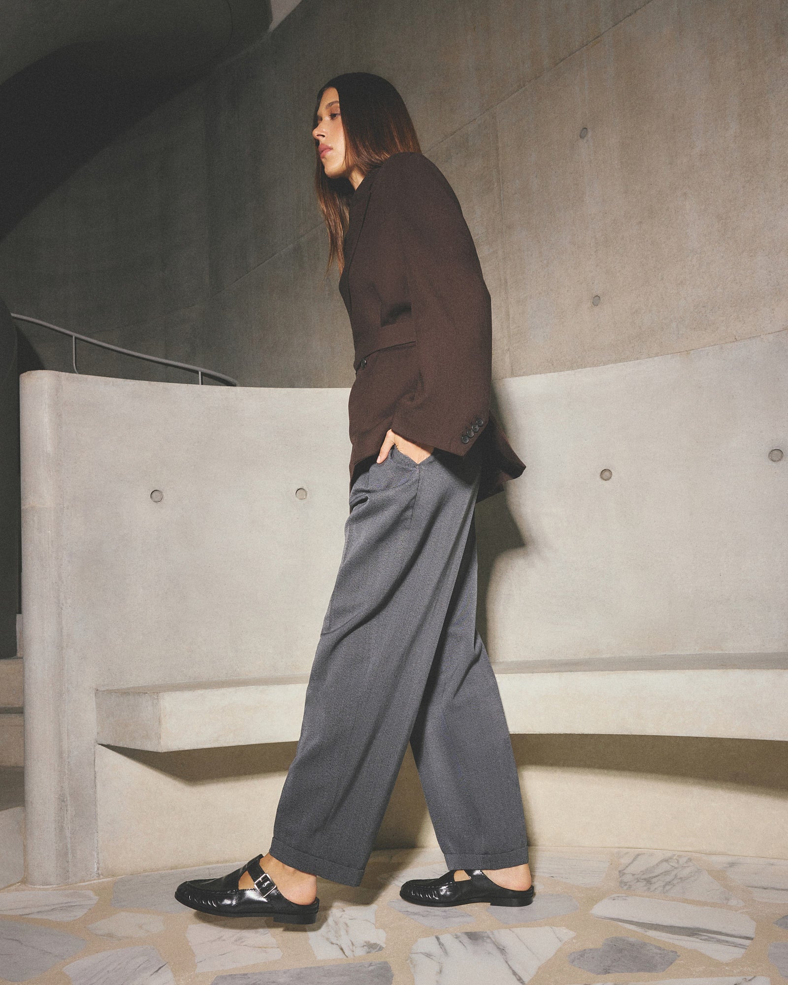 MALIA LOAFERS BLACK LEATHER image