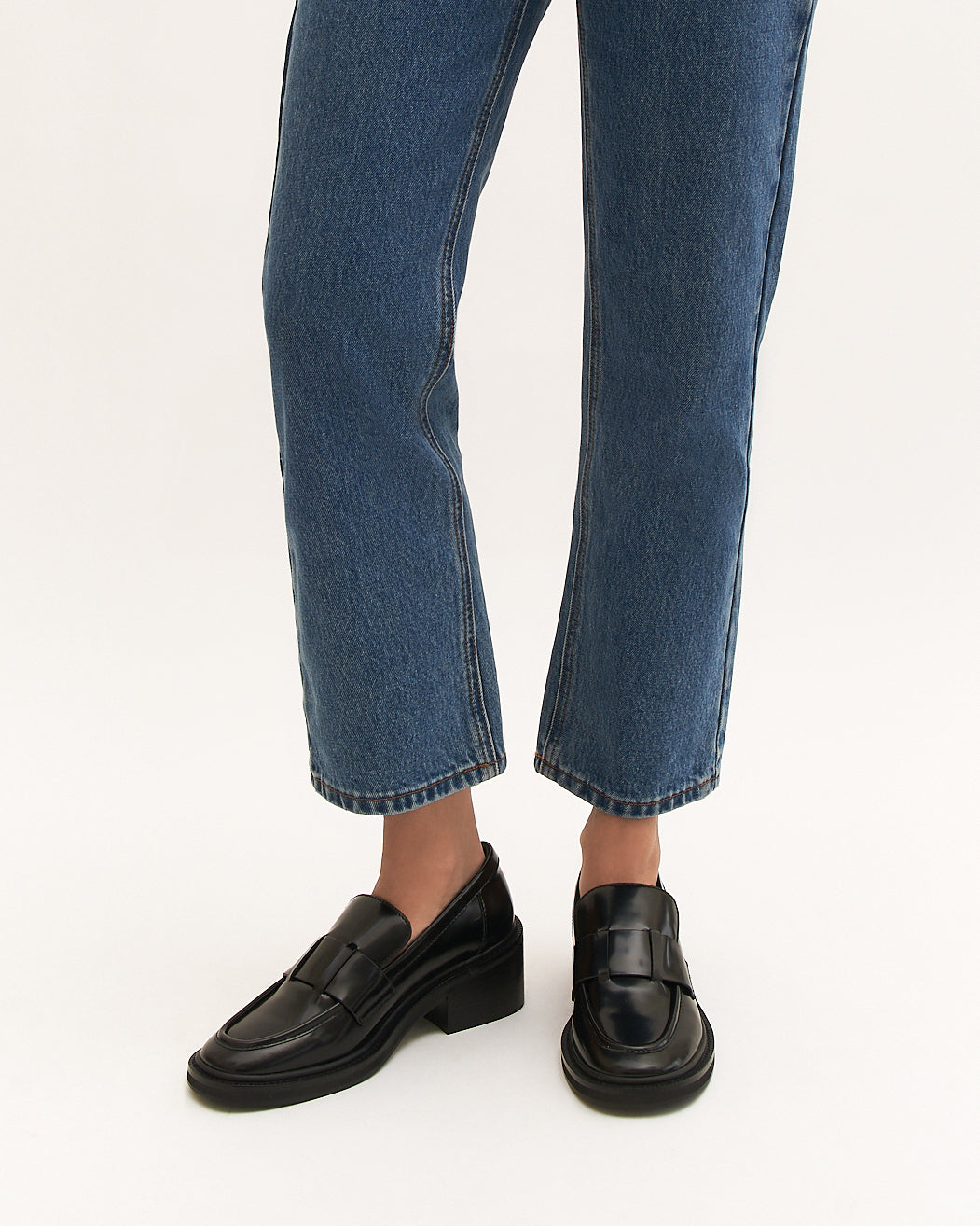 MATTHIAS LOW HEELS BLACK LEATHER