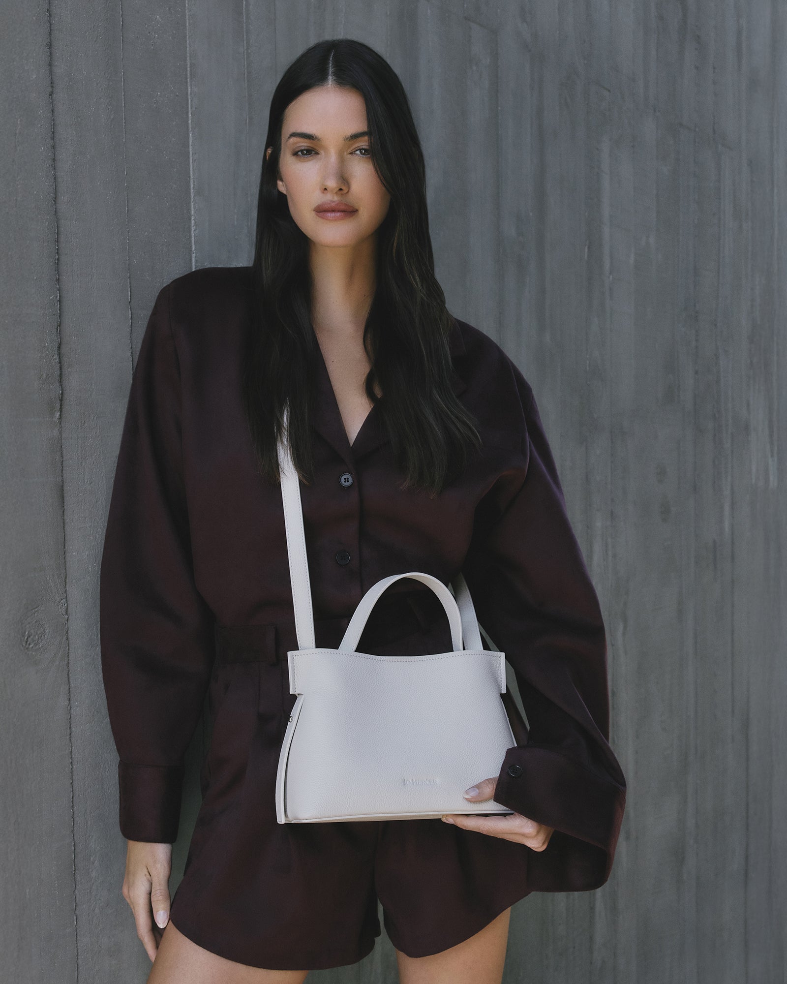 MISHI CROSSBODY BAG OFF WHITE LEATHER image