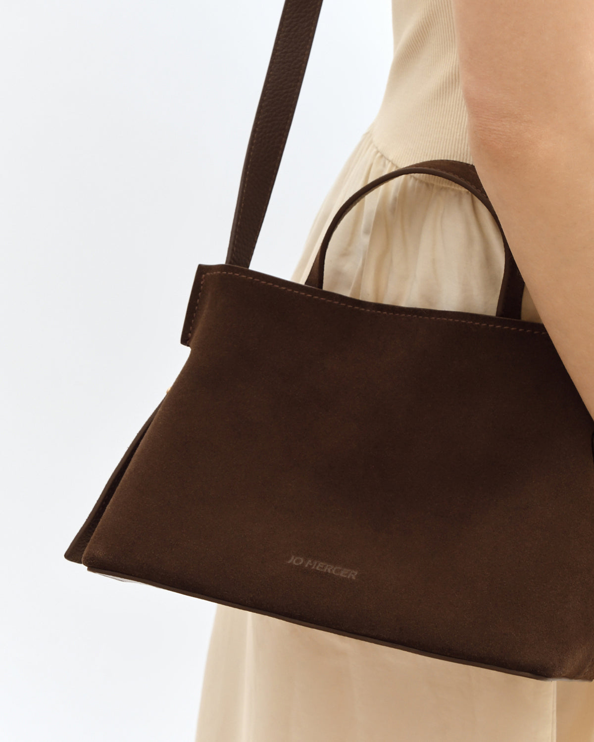 MISHI CROSSBODY BAG BITTER CHOC SUEDE