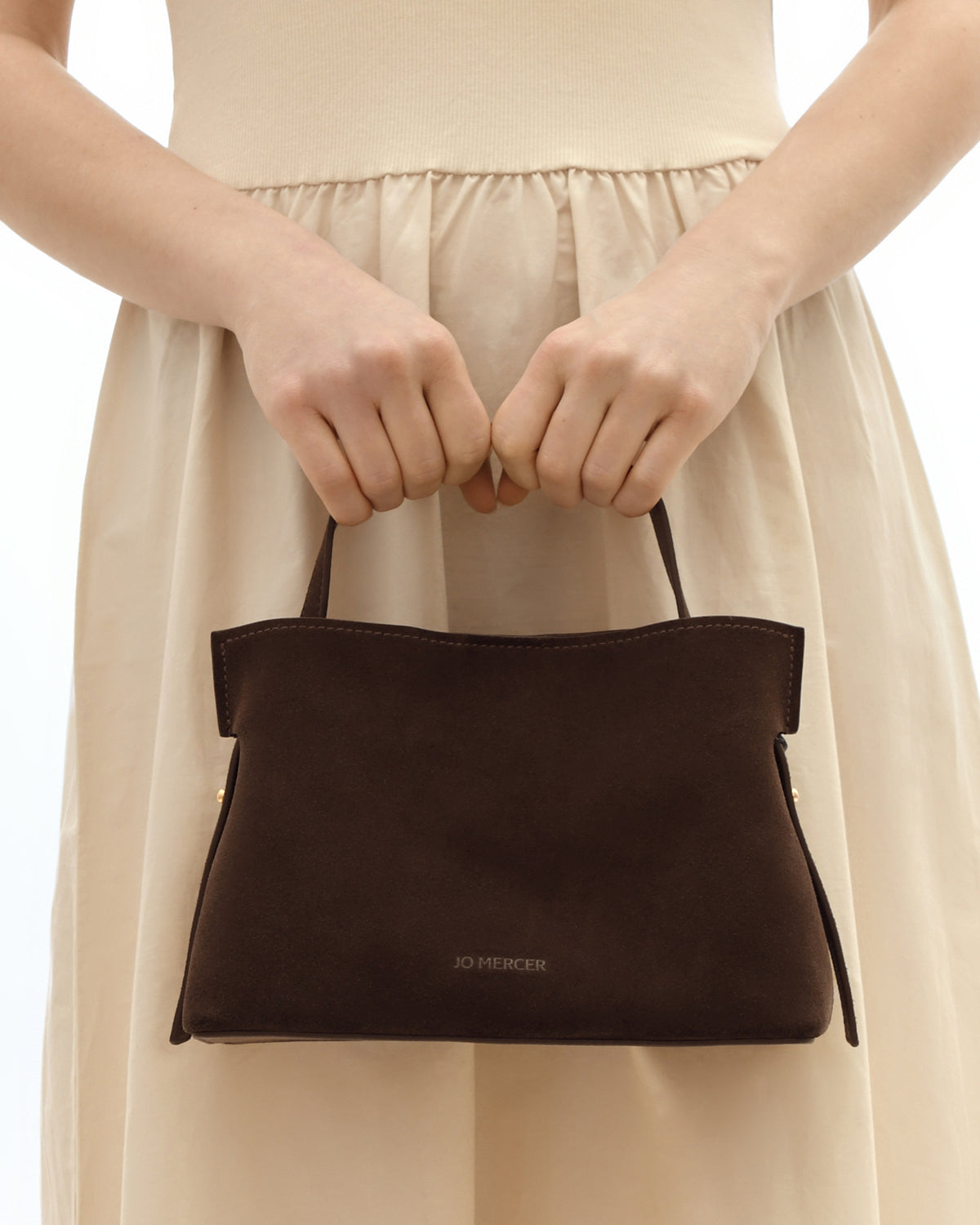 MISHI CROSSBODY BAG BITTER CHOC SUEDE