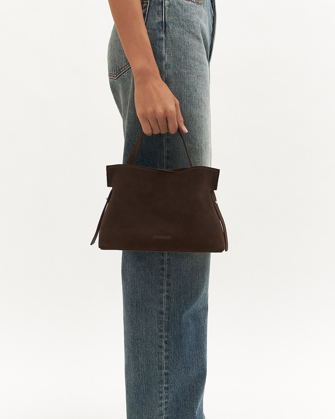 MISHI CROSSBODY BAG BITTER CHOC SUEDE