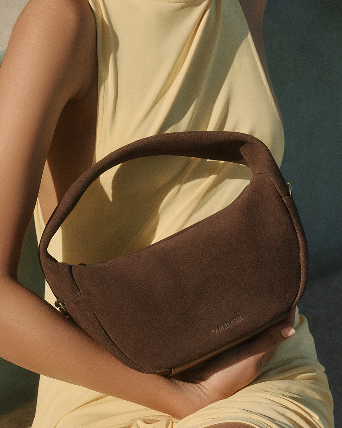 MOLLY CROSSBODY BAG BITTER CHOC SUEDE