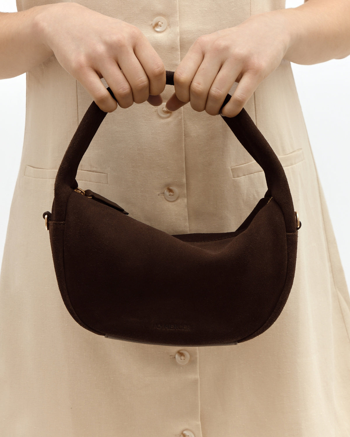 MOLLY CROSSBODY BAG BITTER CHOC SUEDE