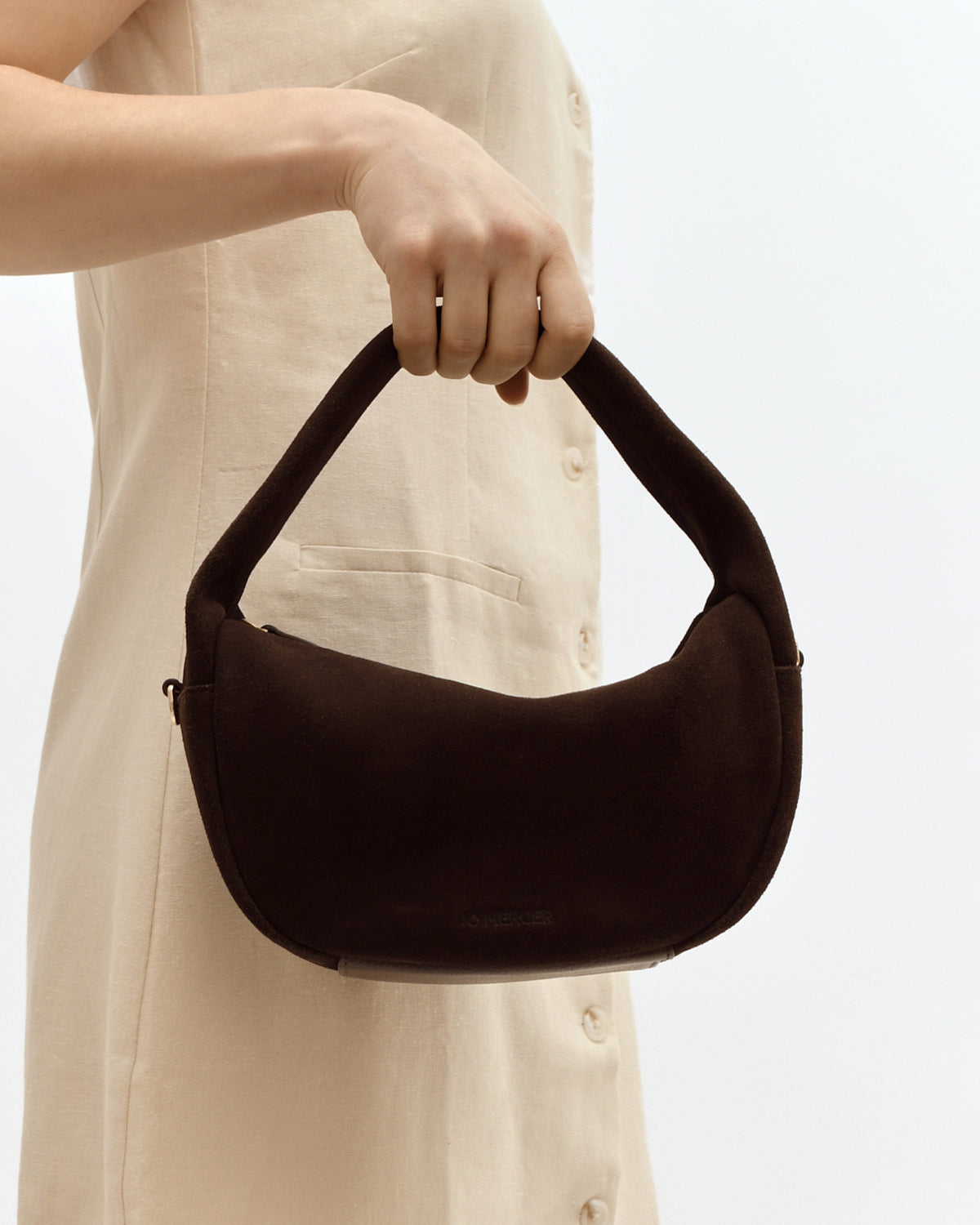 MOLLY CROSSBODY BAG BITTER CHOC SUEDE