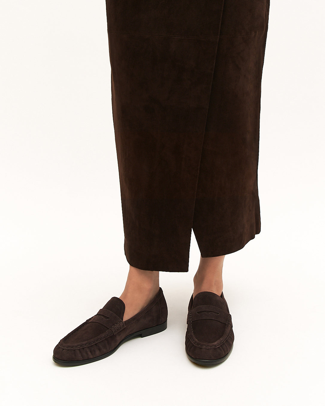 MYRTLE LOAFERS BITTER CHOC SUEDE image