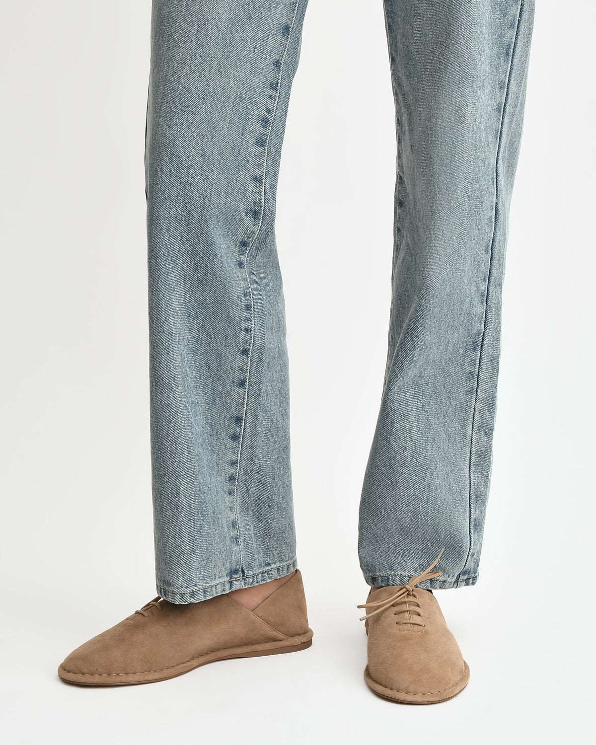 PAISLEY LACE UPS LATTE SUEDE