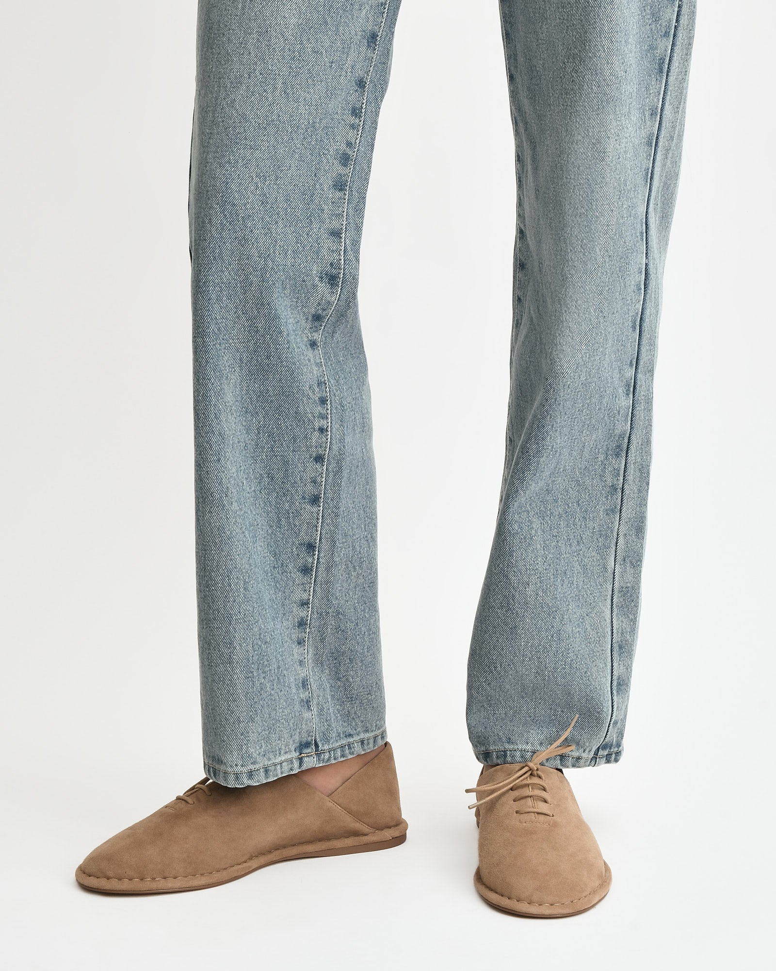 PAISLEY LACE UPS LATTE SUEDE image