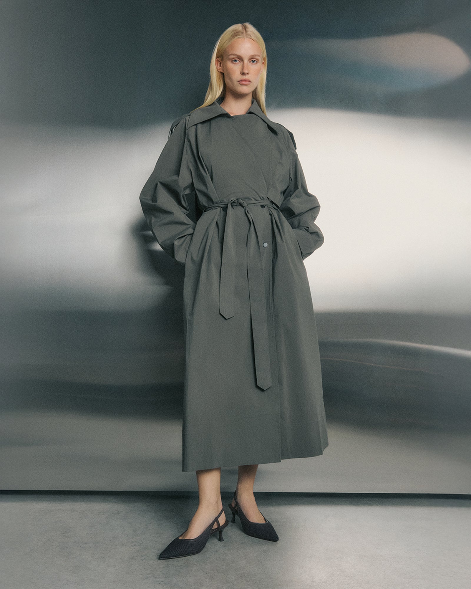 PERRY LOW HEELS BITTER CHOC RAFFIA image