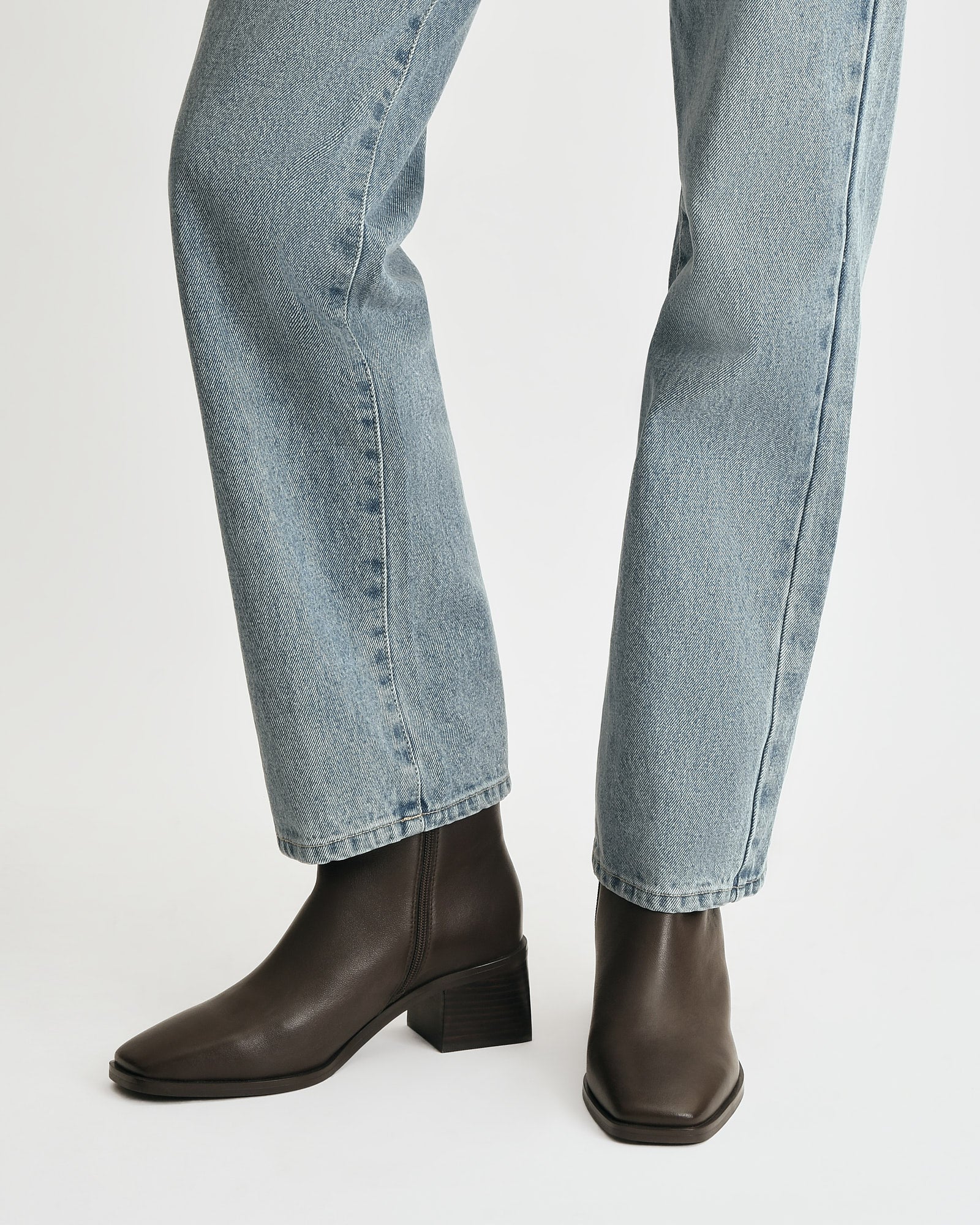 QUADE MID ANKLE BOOTS DARK RYE LEATHER image