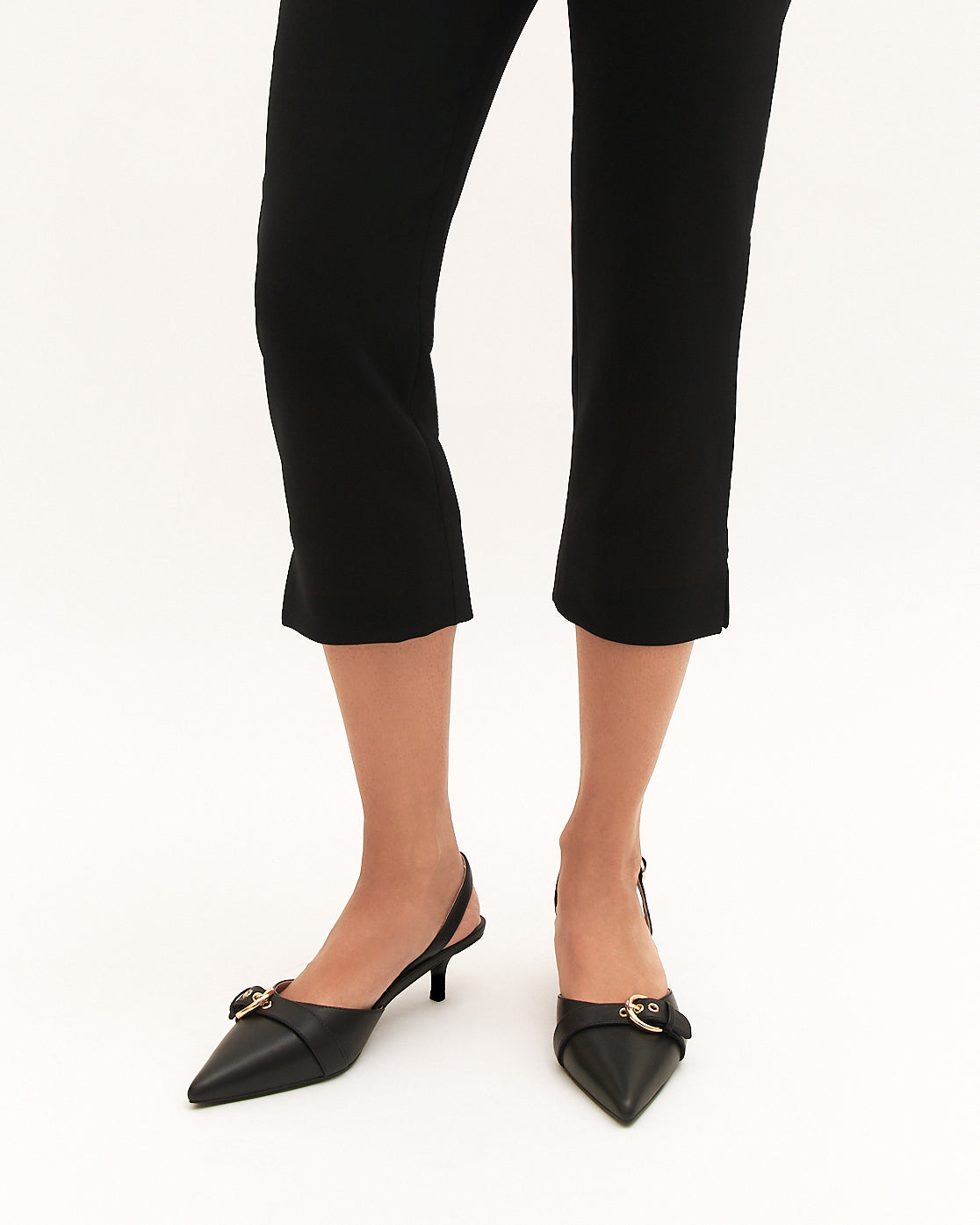 RANGER LOW HEELS BLACK LEATHER