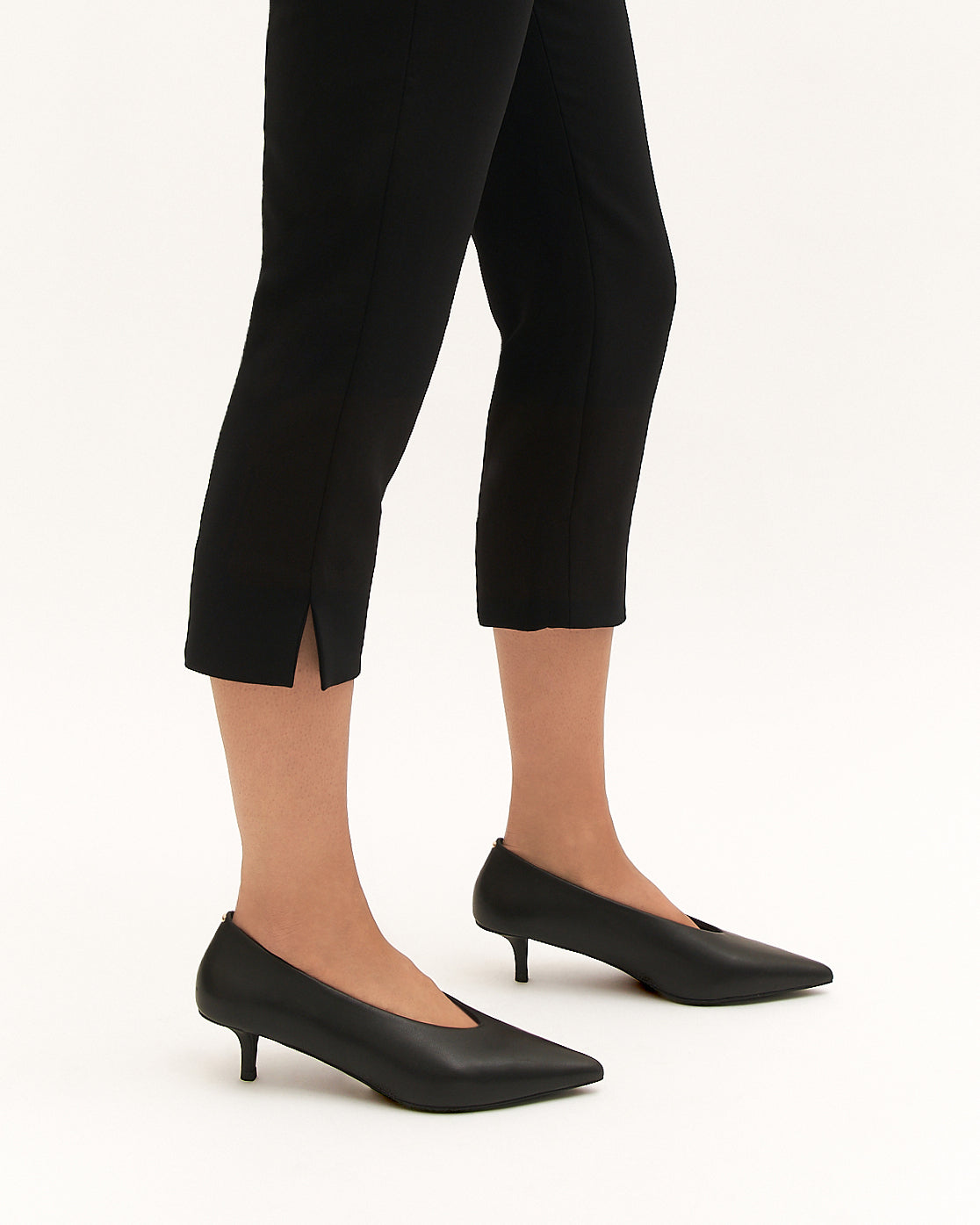RUSK LOW HEELS BLACK LEATHER image