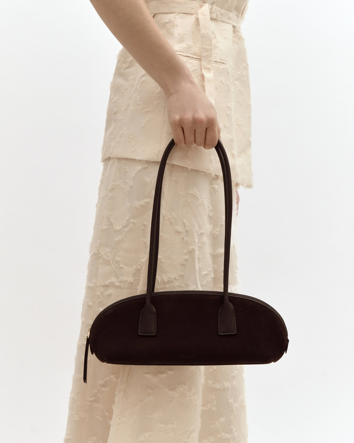 RUSTY SHOULDER BAG BITTER CHOC SUEDE