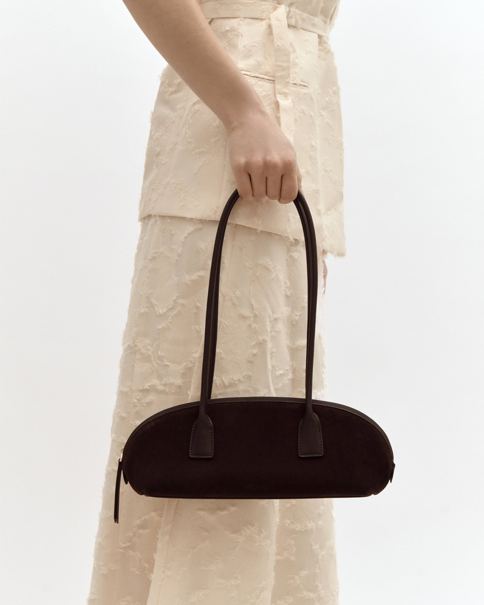 RUSTY SHOULDER BAG BITTER CHOC SUEDE image