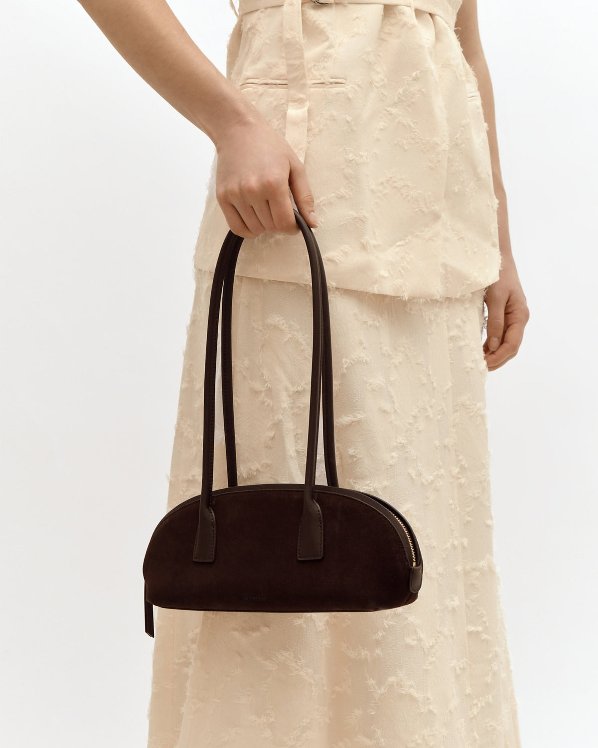 RUSTY SHOULDER BAG BITTER CHOC SUEDE