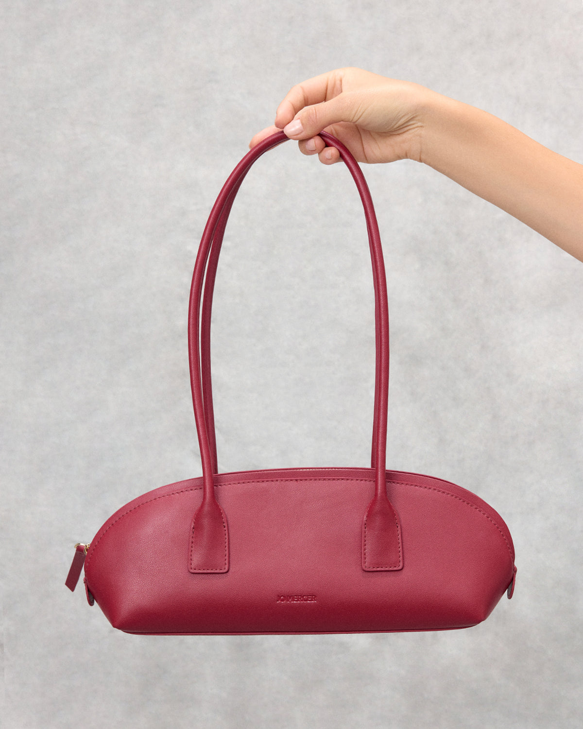 RUSTY SHOULDER BAG RUBY RED LEATHER
