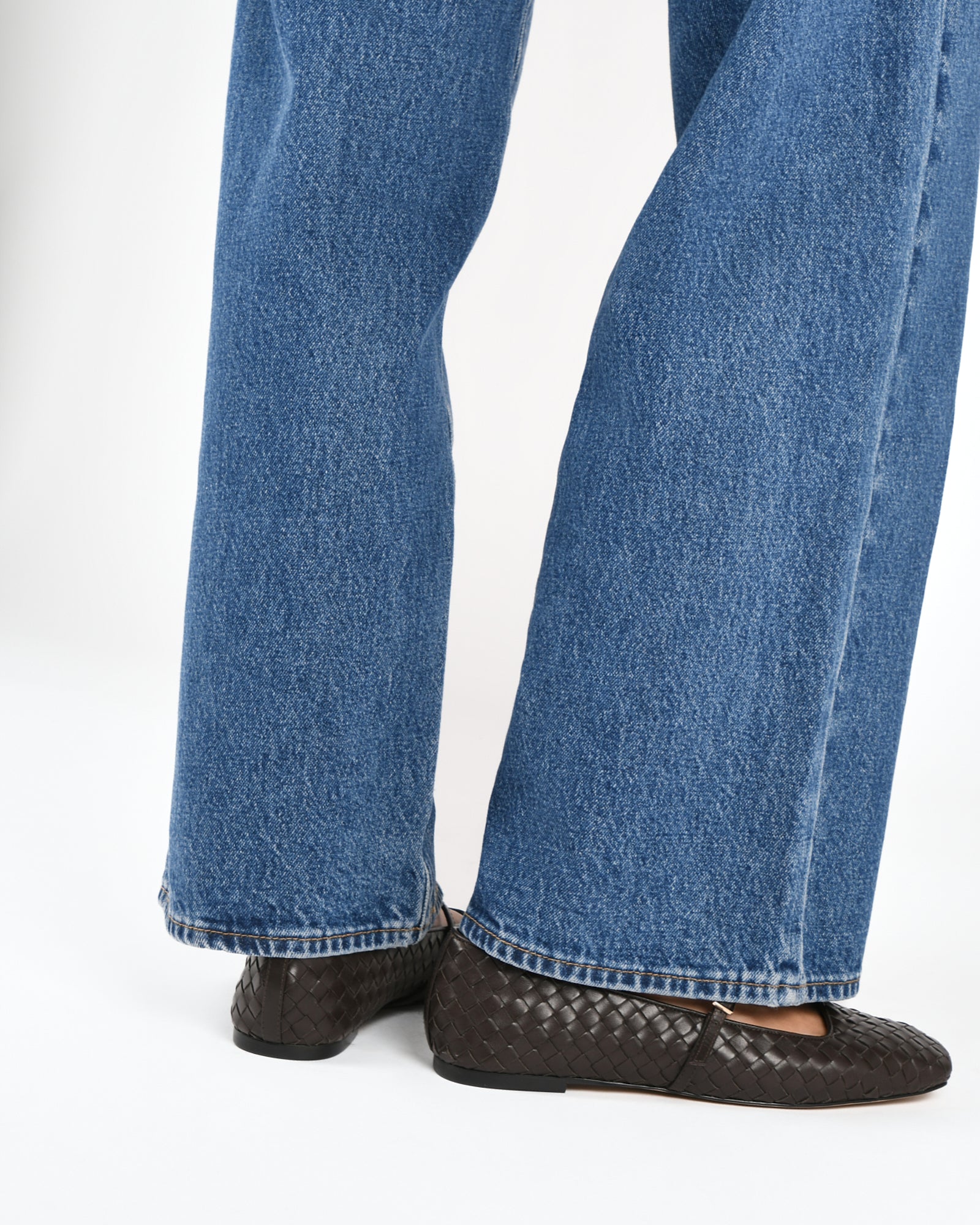 SAILOR BALLET FLATS CACAO LEATHER image