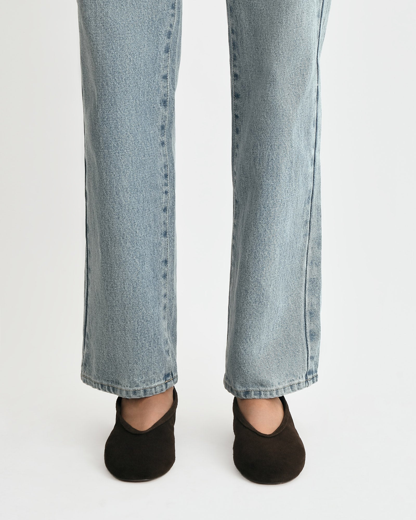 SALEM CASUAL FLATS BITTER CHOC SUEDE image
