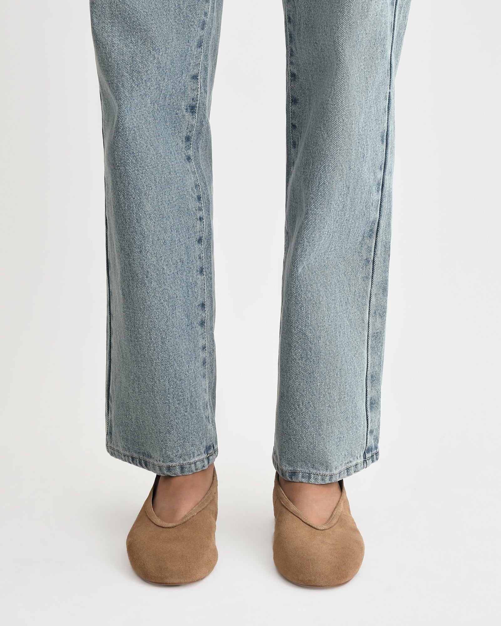 SALEM CASUAL FLATS LATTE SUEDE image