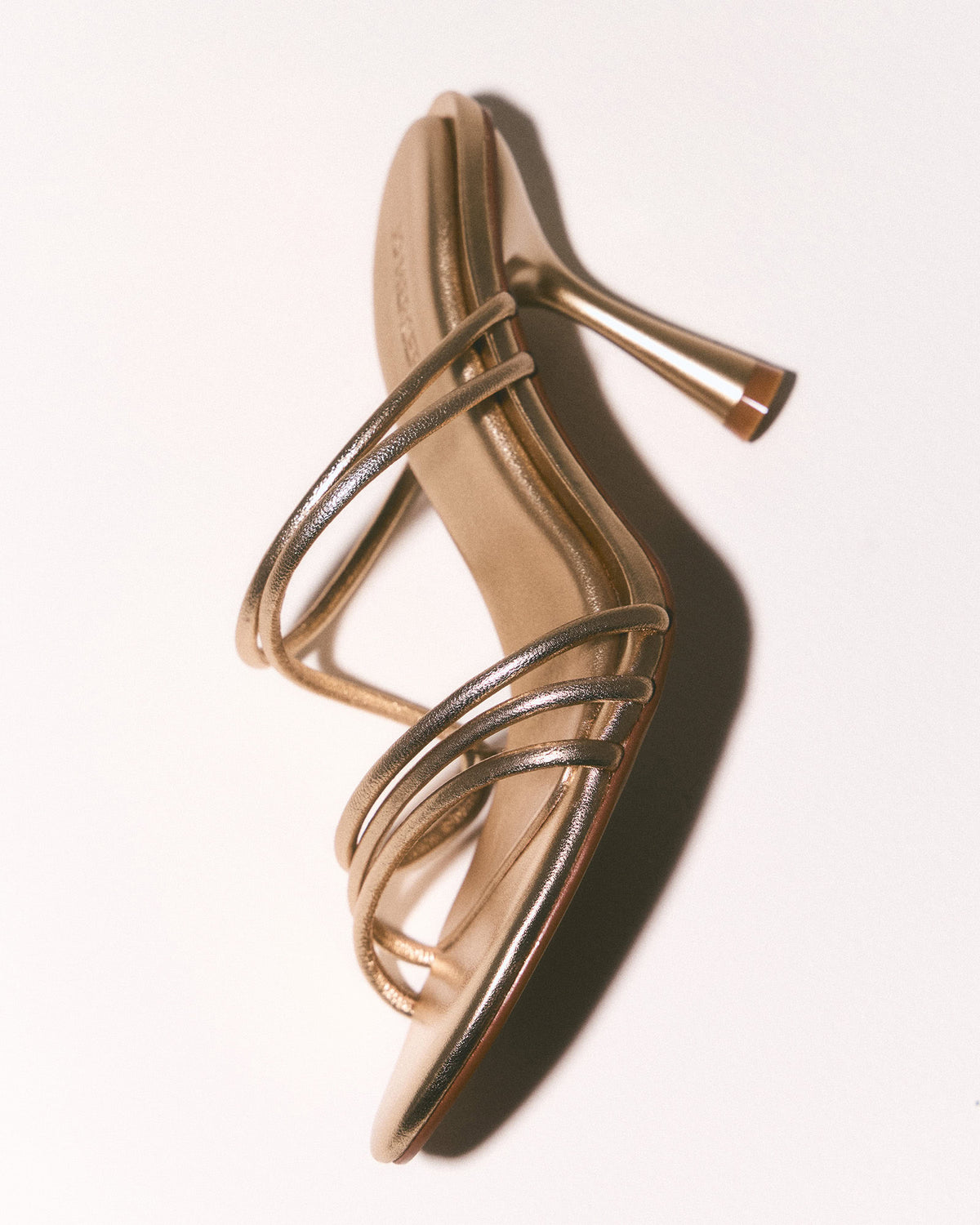 SETH HIGH SANDALS SOFT GOLD METALLIC