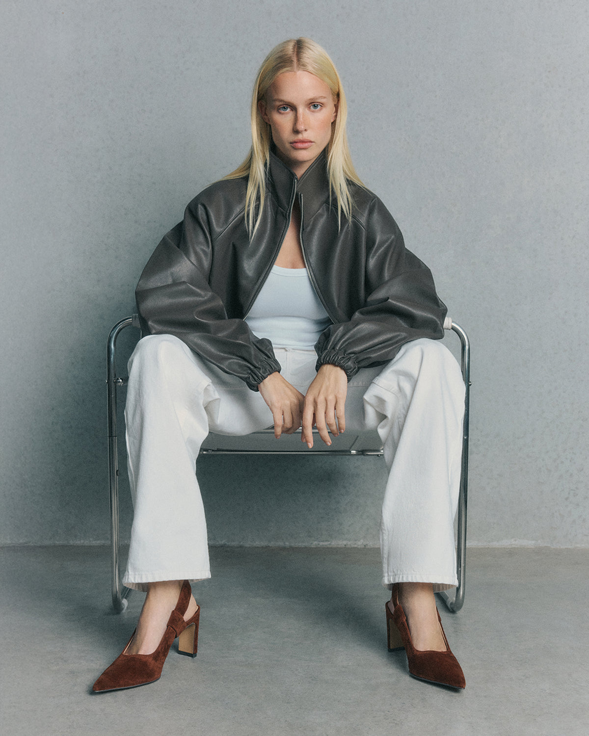 SHEPARD HIGH HEELS RUSSET SUEDE