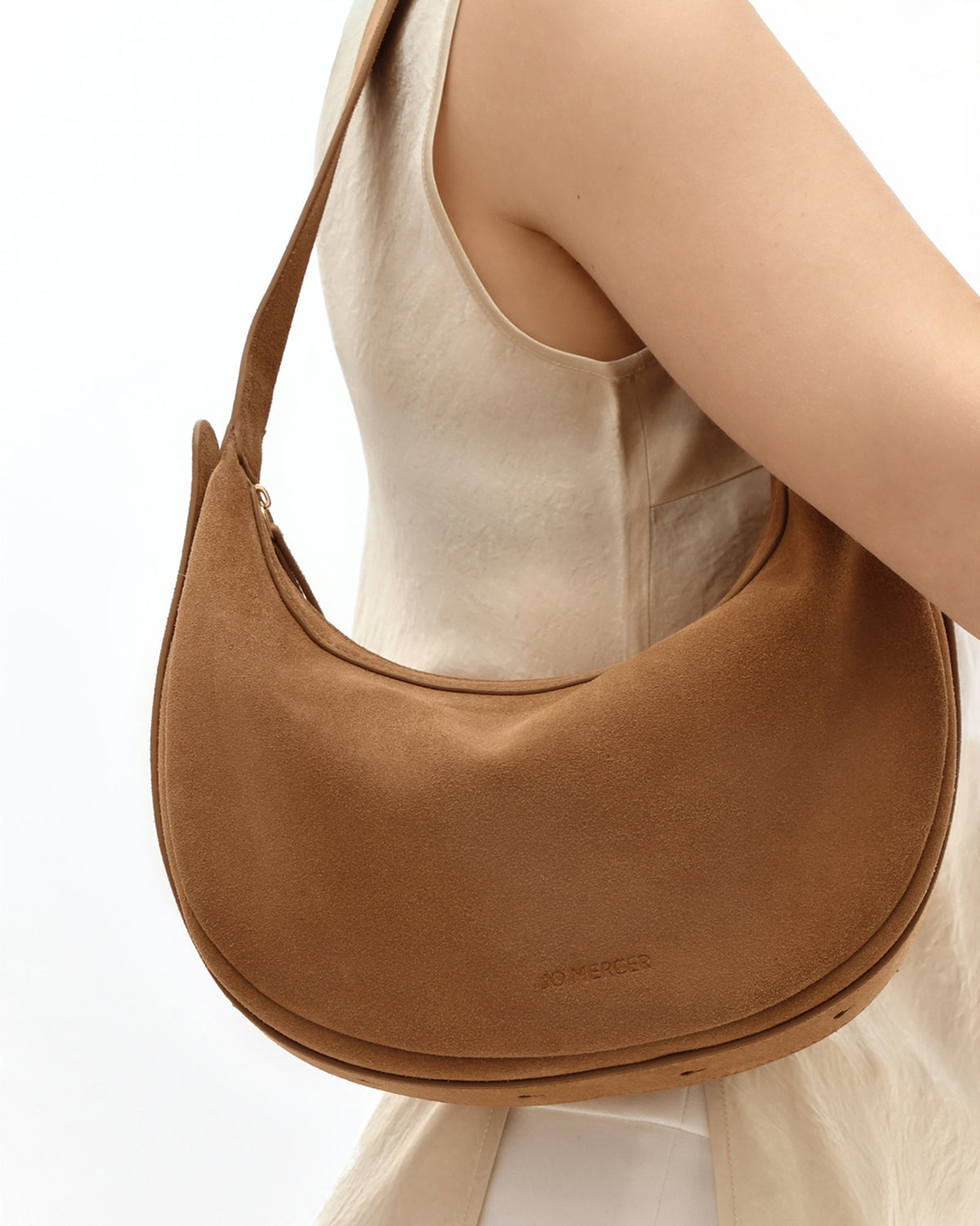 TAYA SHOULDER BAG BISCUIT SUEDE