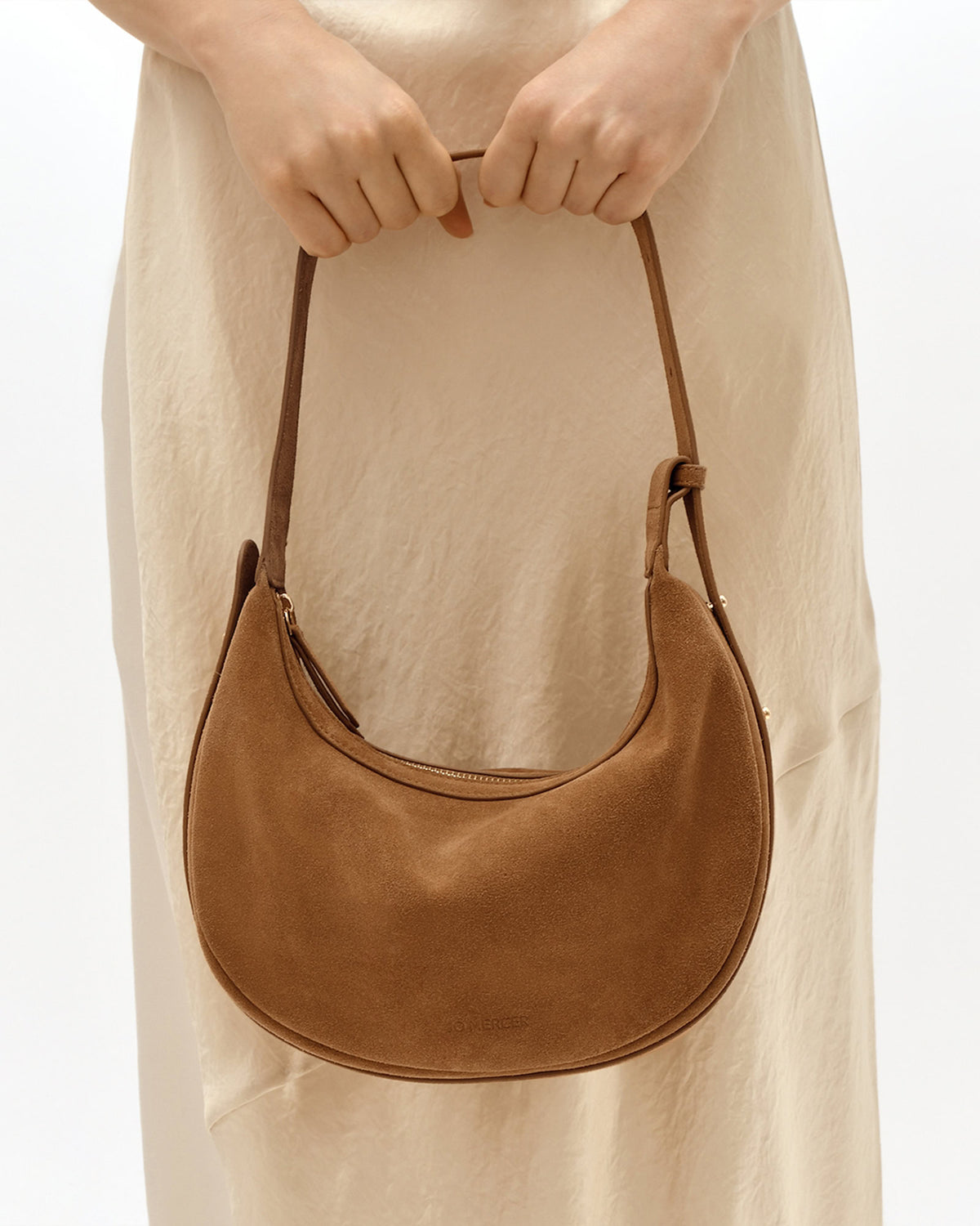 TAYA SHOULDER BAG BISCUIT SUEDE