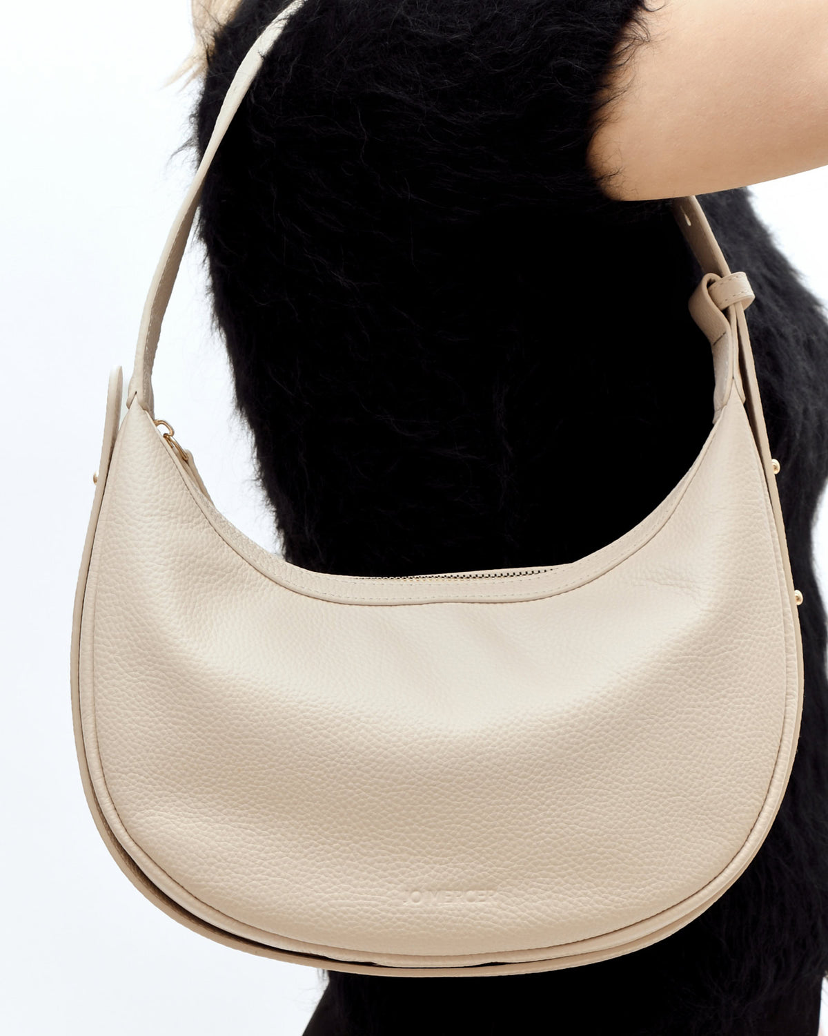 TAYA SHOULDER BAG OFF WHITE LEATHER
