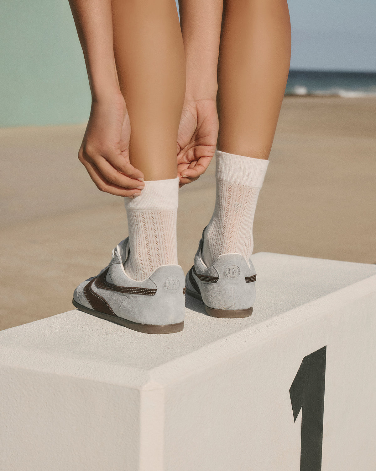 TOTTIE SNEAKERS DUSK BLUE SUEDE