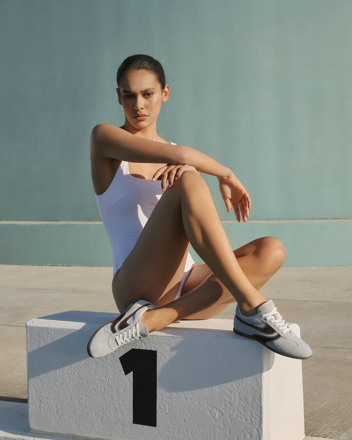 TOTTIE SNEAKERS DUSK BLUE SUEDE