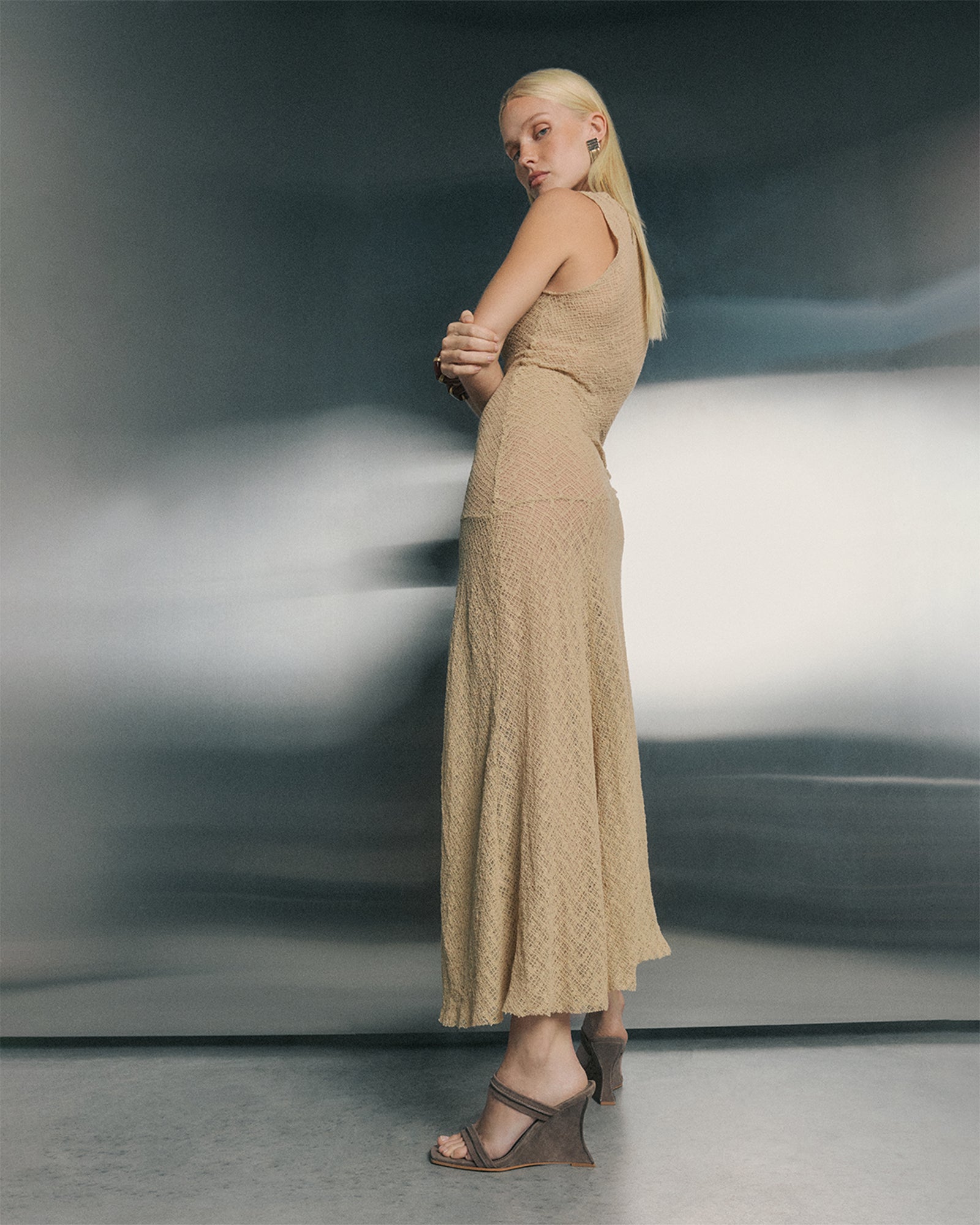 ZINNIA HIGH HEEL SANDALS BLACK LEATHER image