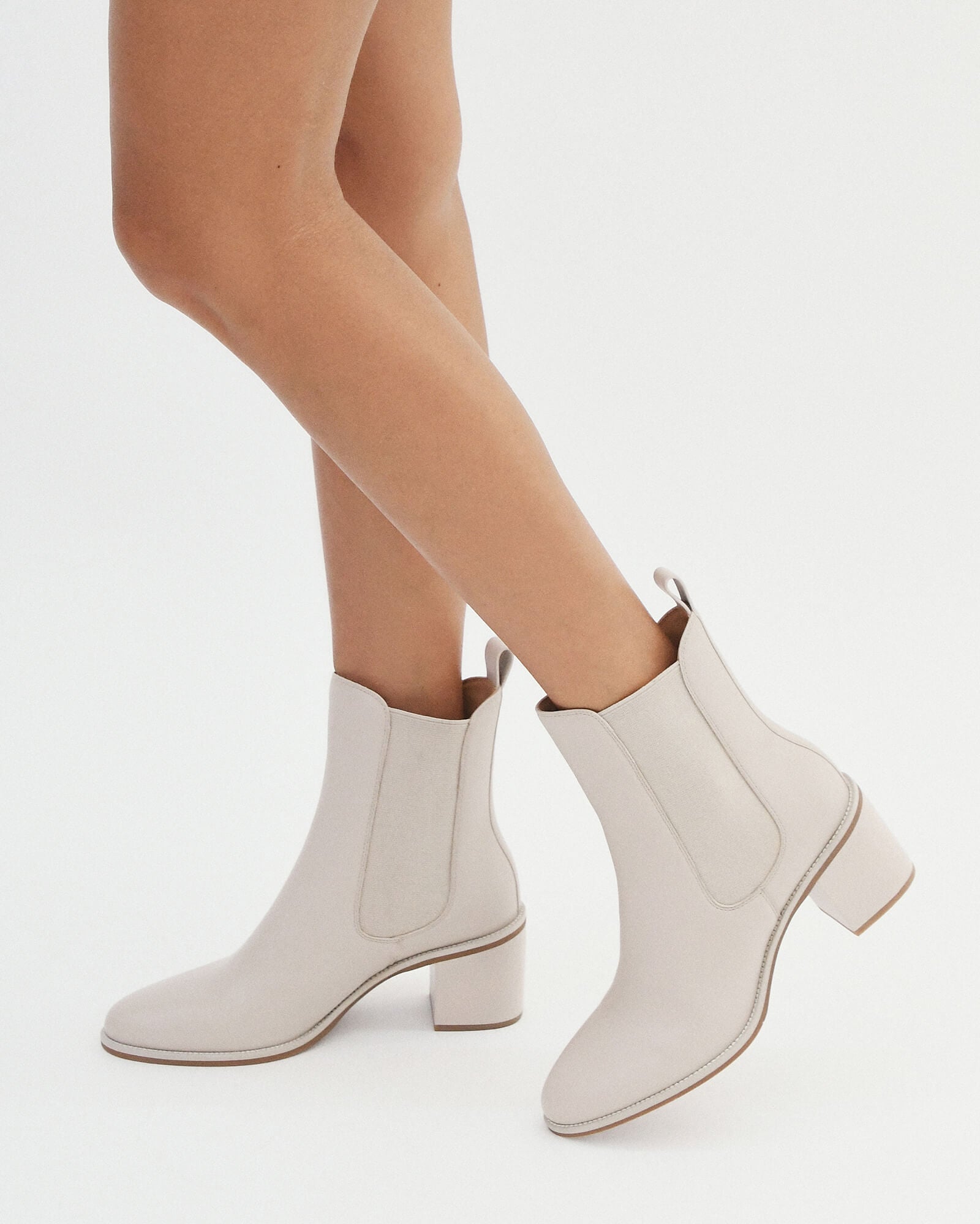 Patent Block Heel Ankle Boots - UHQ