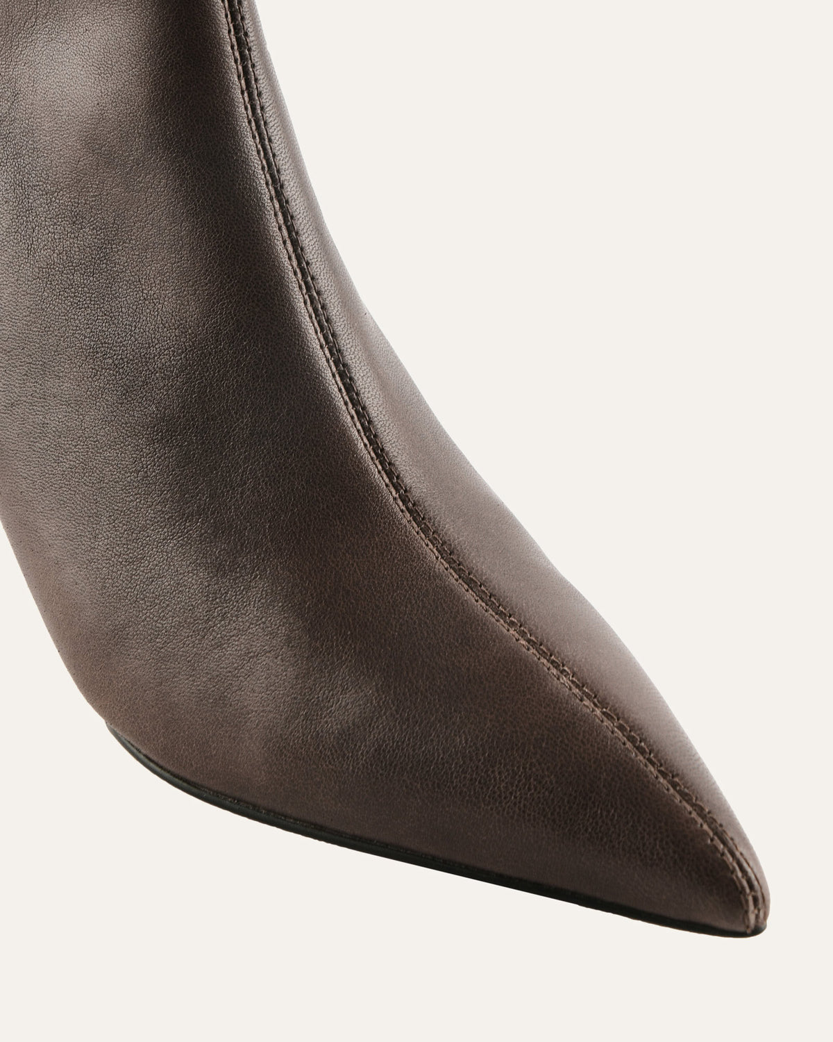 WALTON LOW ANKLE BOOTS BITTER CHOC LEATHER