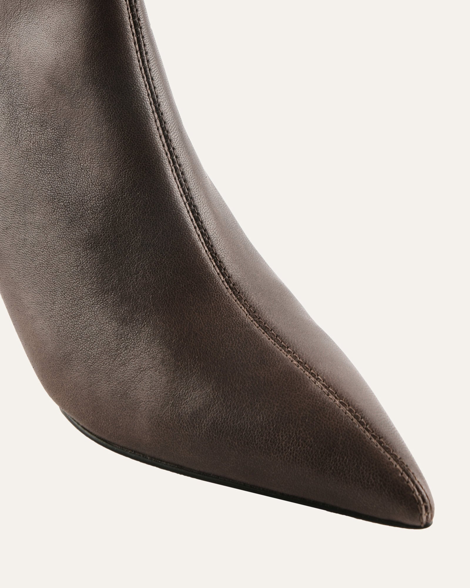 WALTON LOW ANKLE BOOTS BITTER CHOC LEATHER image