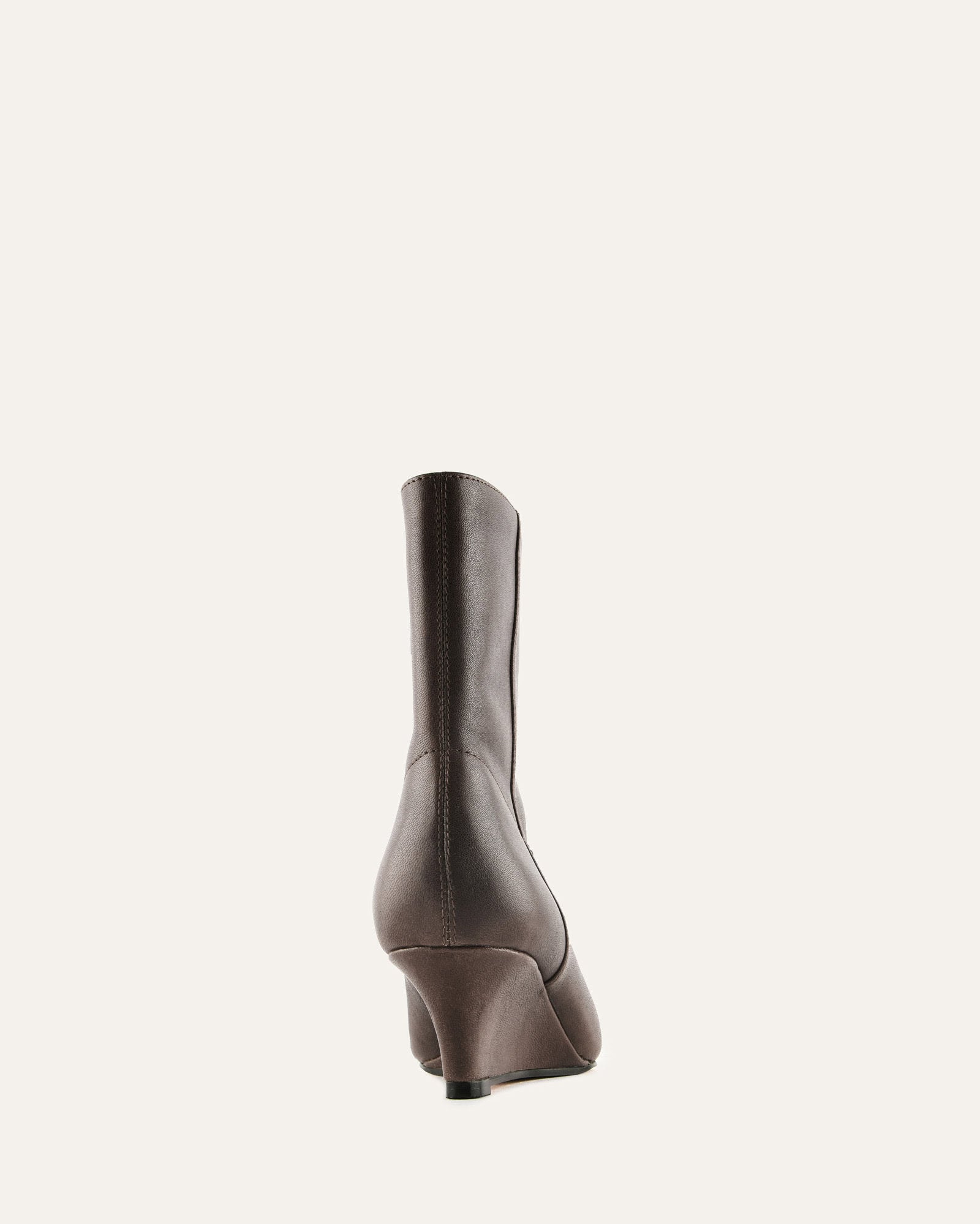 WALTON LOW ANKLE BOOTS BITTER CHOC LEATHER image