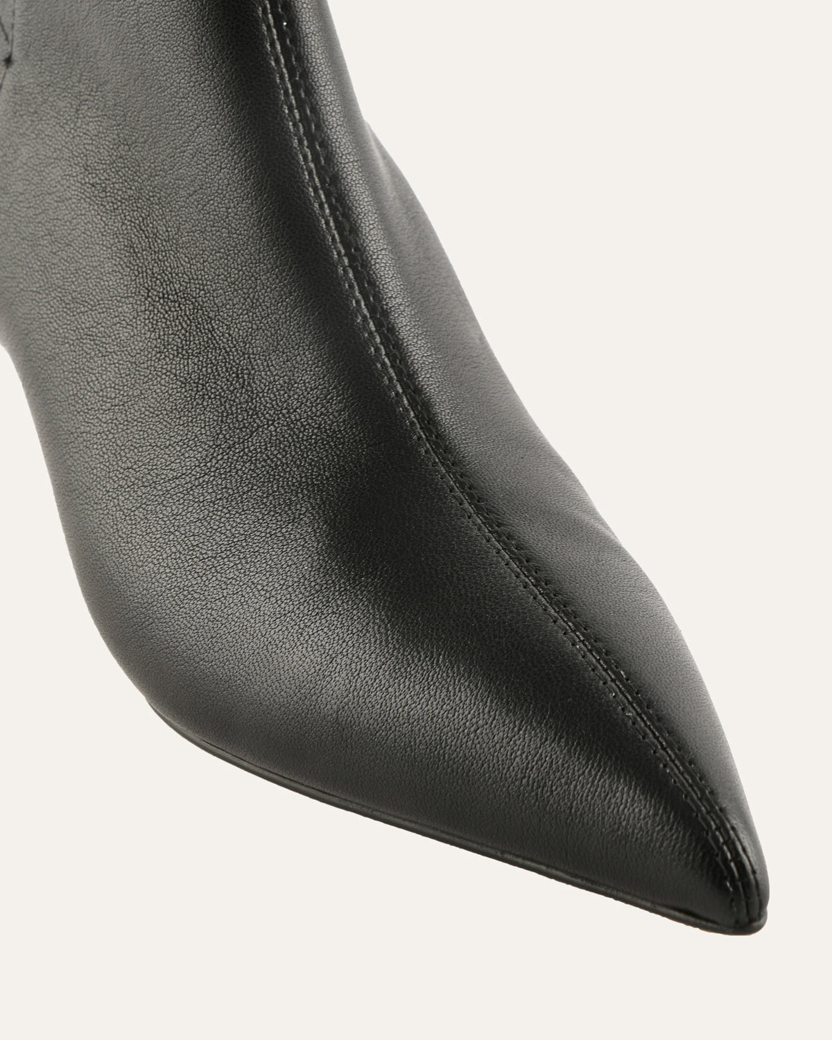 WALTON LOW ANKLE BOOTS BLACK LEATHER