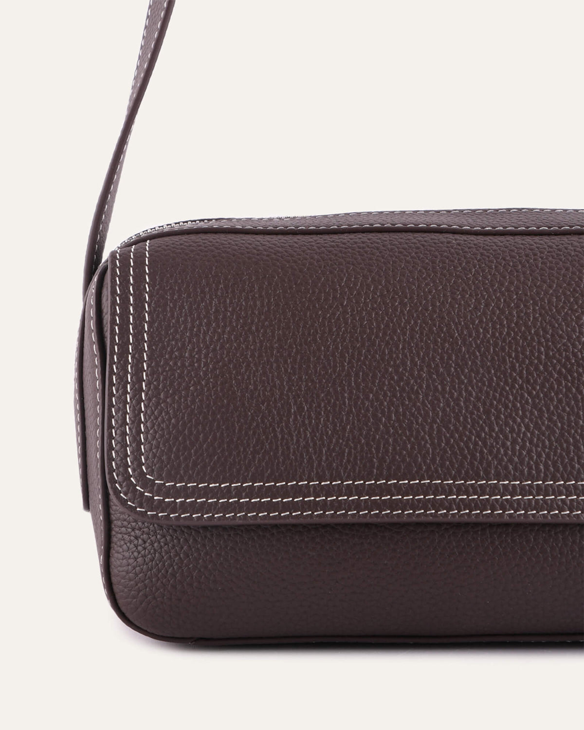 WASHINGTON CROSSBODY BAG CHOCOLATE LEATHER