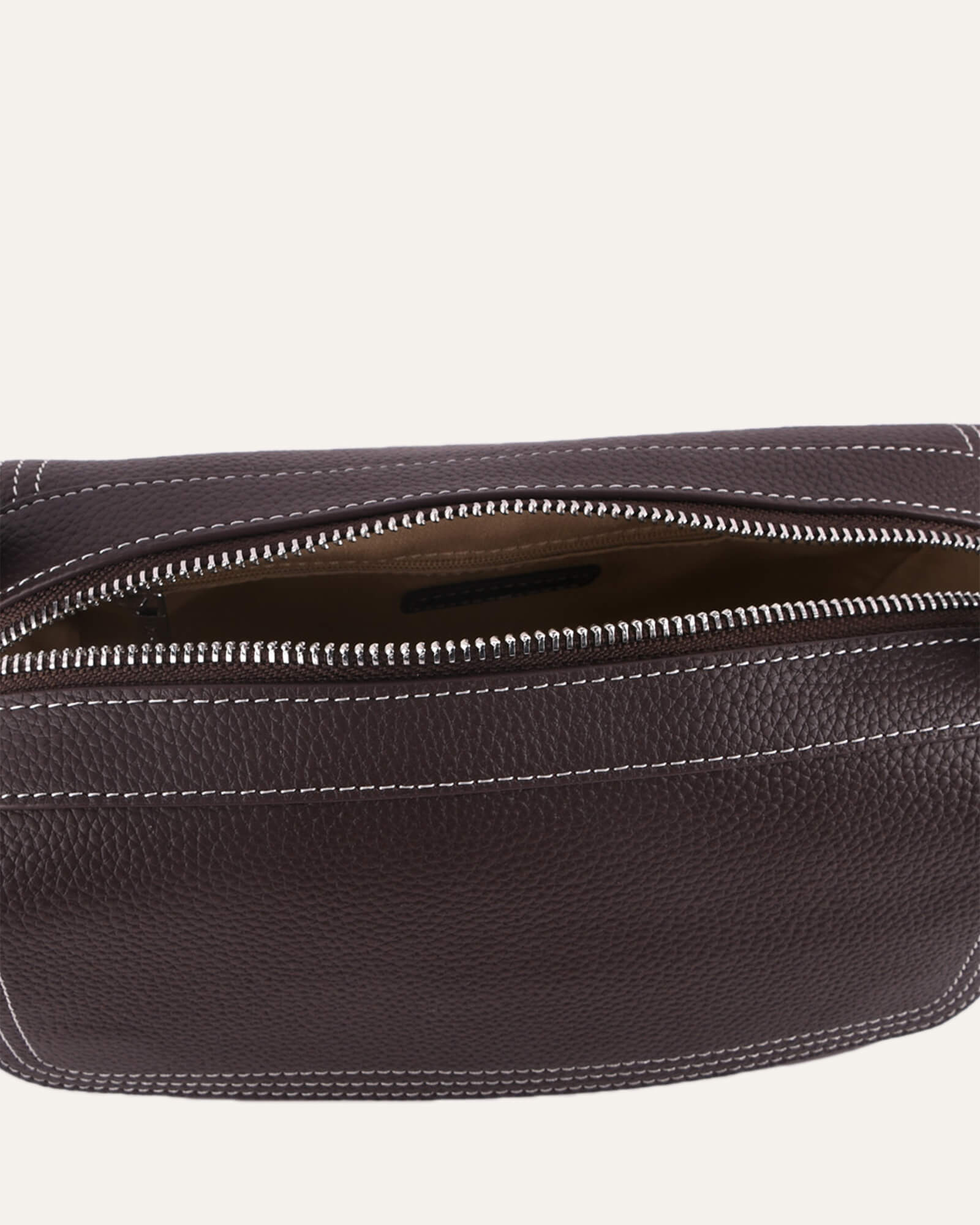 WASHINGTON CROSSBODY BAG CHOCOLATE LEATHER image