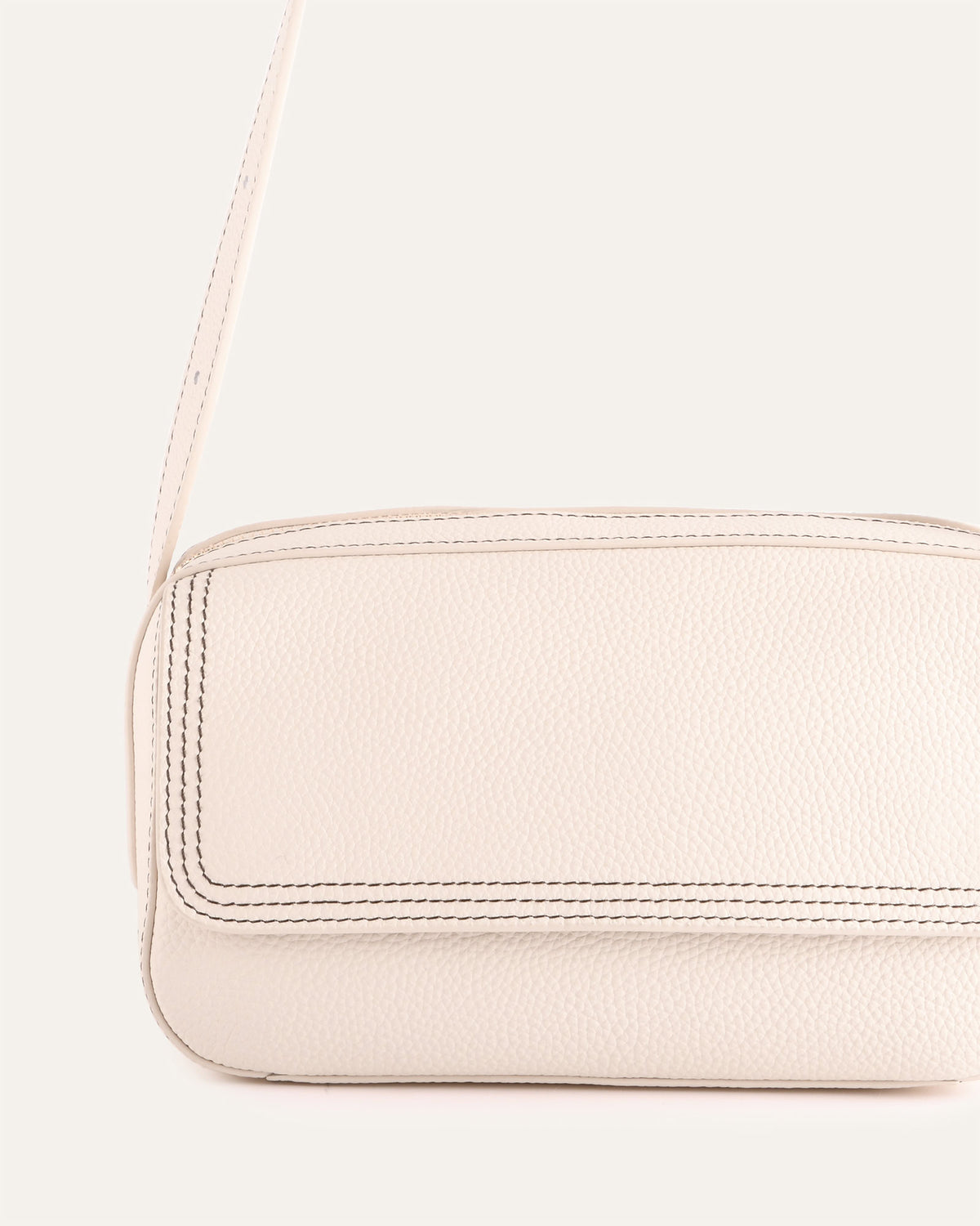 WASHINGTON CROSSBODY BAG MILK WHITE LEATHER